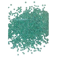 Smaragde, runde, facettierte Edelsteine, Schmuck 1.7-1.9 mm, guter Qualität, natürlicher Smaragd