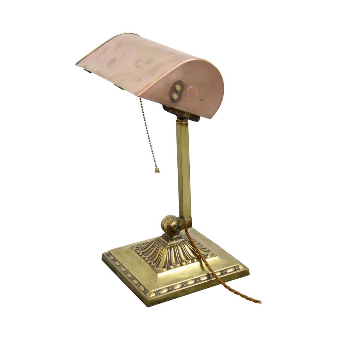Emeralite NY Desk Lamp, circa 1910