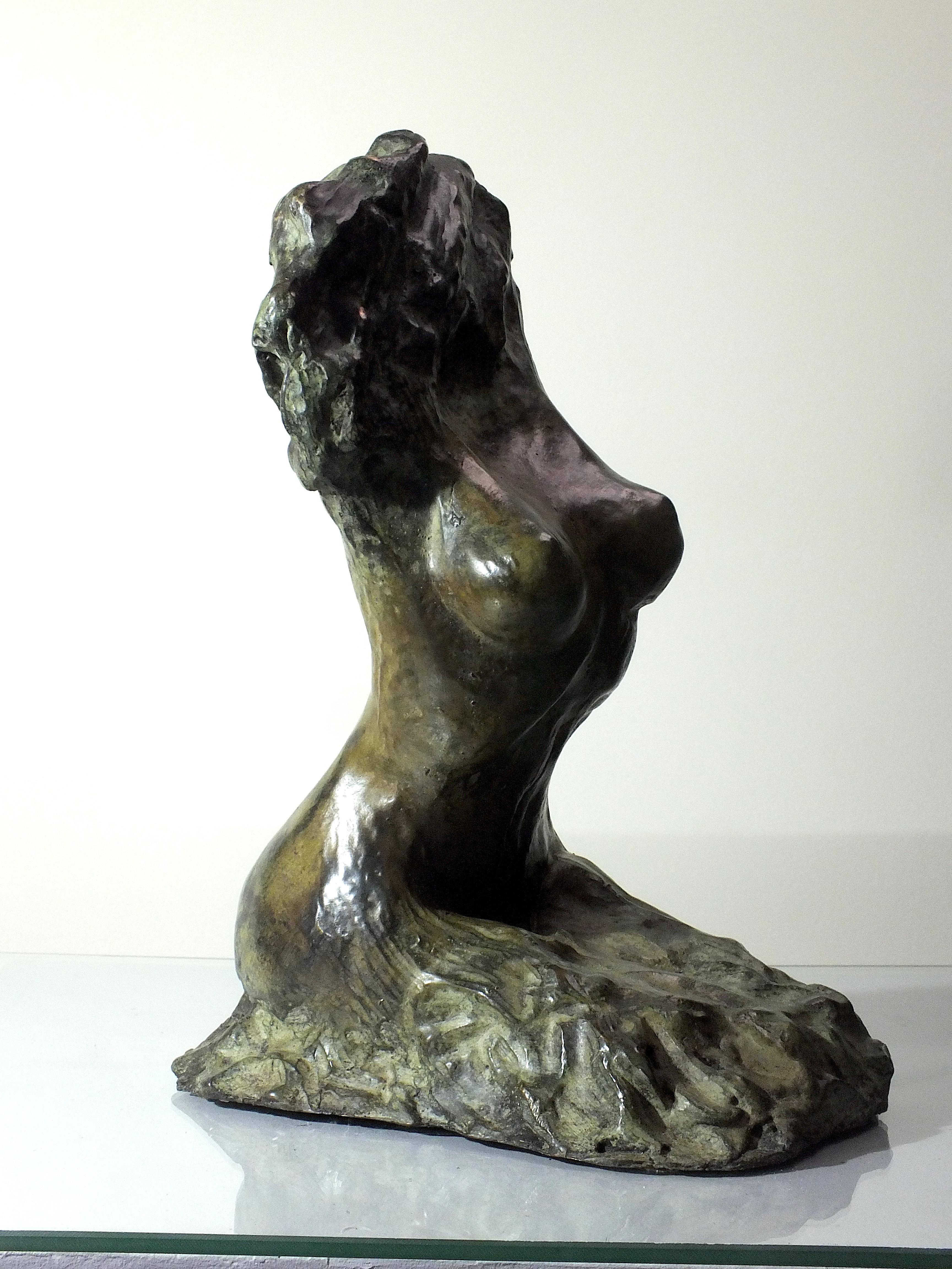 English Emergent Figure, Contemporary Bronze For Sale