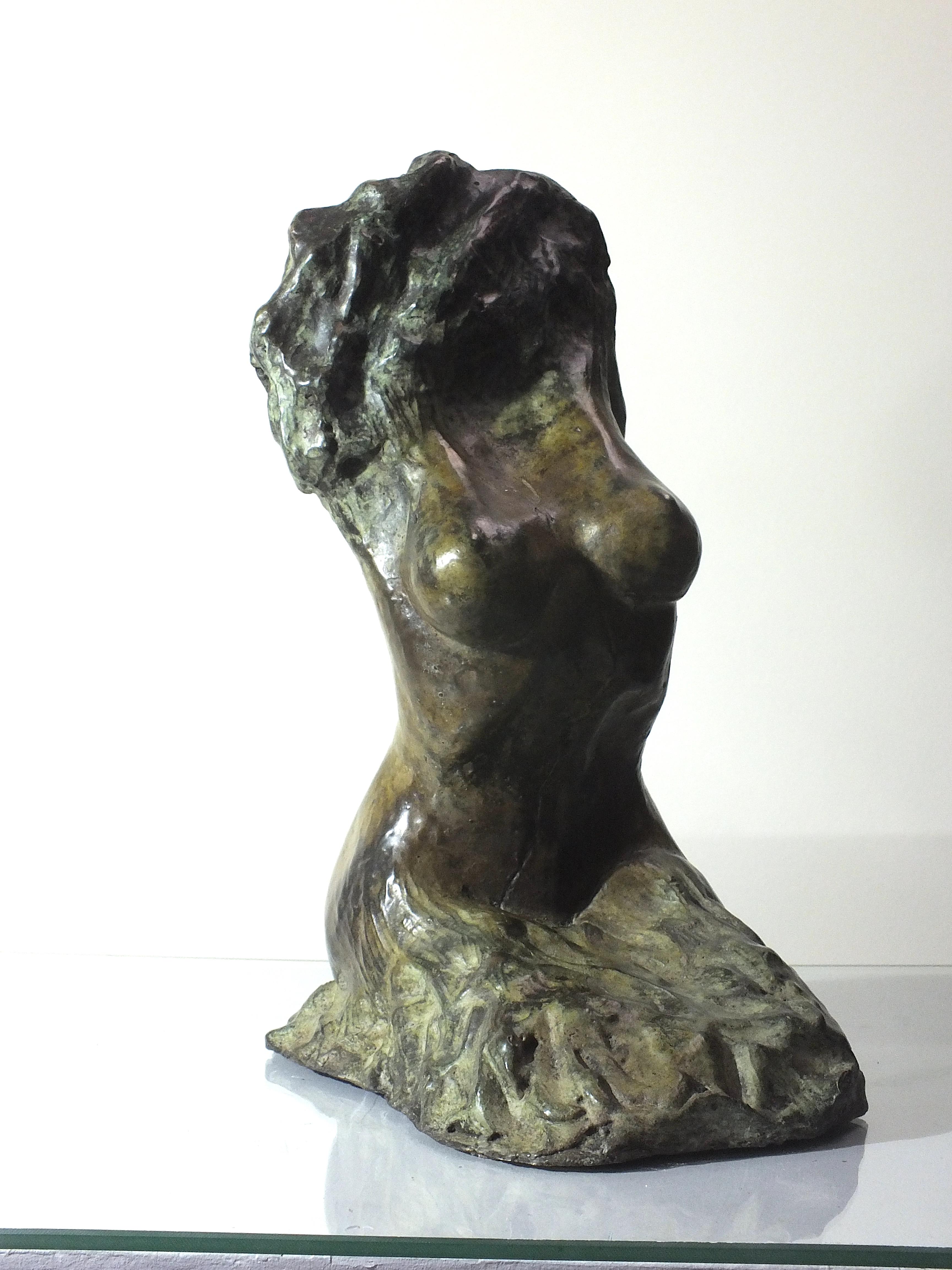 Cast Emergent Figure, Contemporary Bronze For Sale