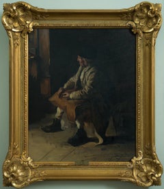 The Seated Man – An Intimate Glimpse into Daily Life