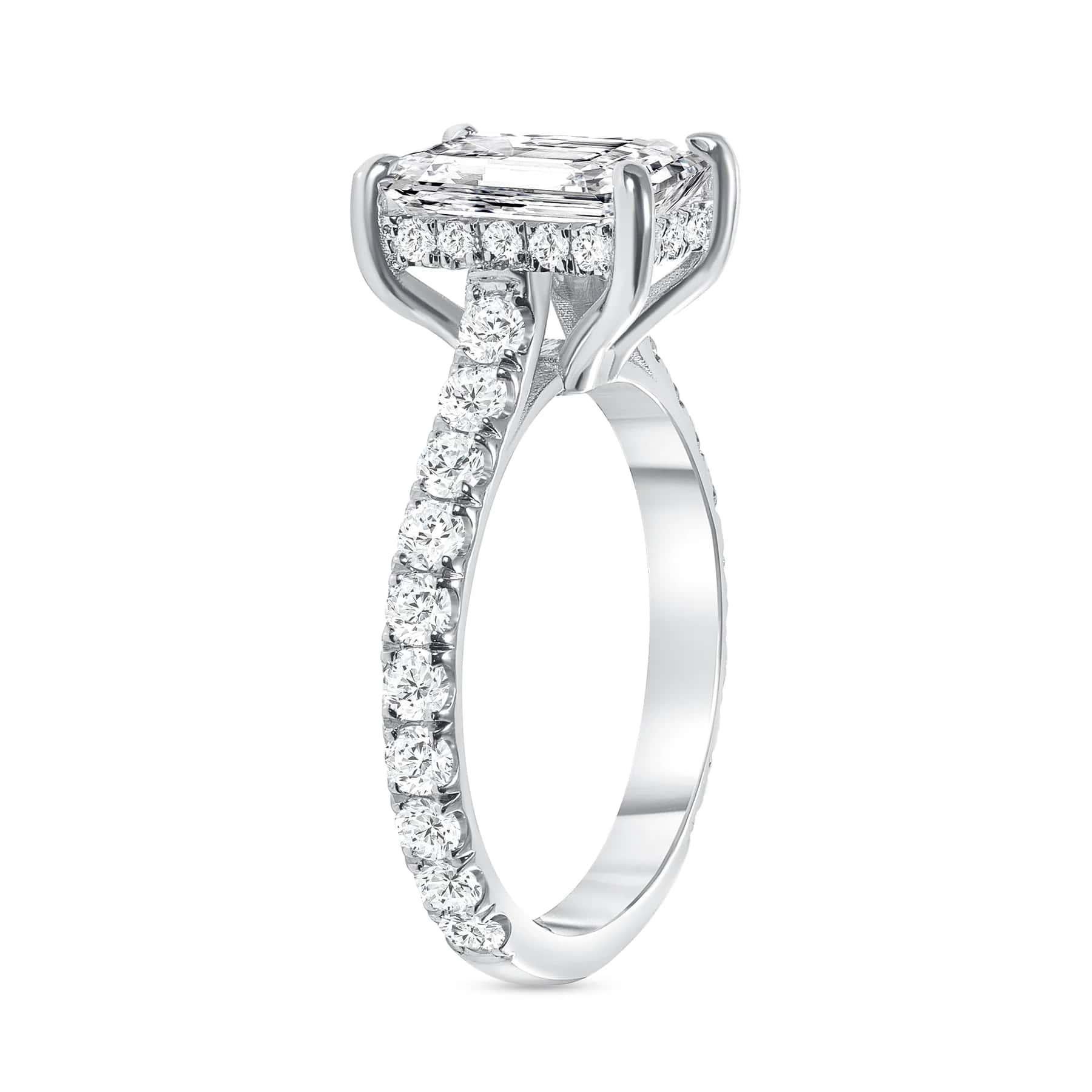 For Sale:  Averie's Engagement Ring Hidden Halo Setting 2