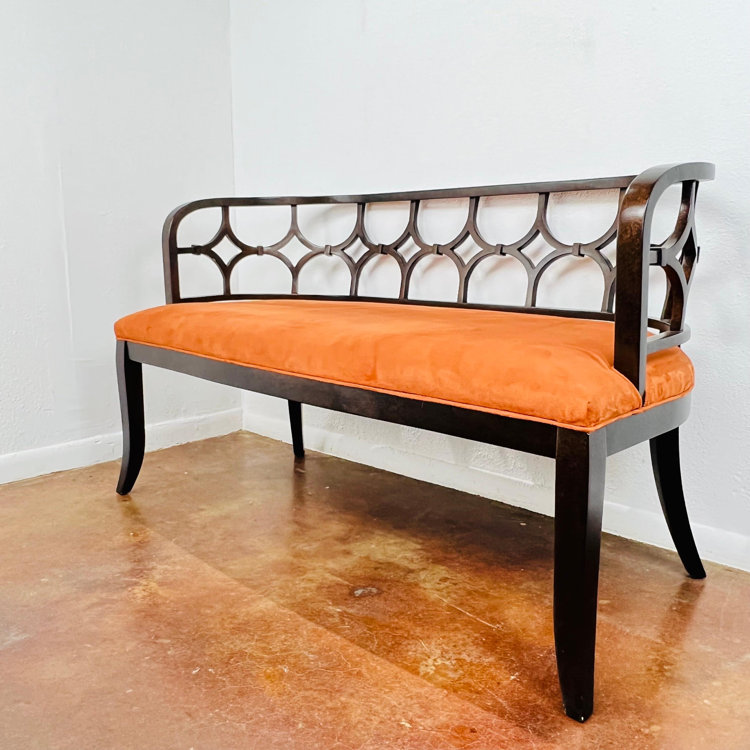 Mid-Century Modern Emerson Bentley Carved Wood Frame 