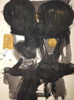 Emerson Woelffer Abstract Expressionist Painting, 1955