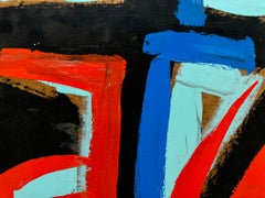 Abstract Expressionist "Forms Divide"  Like Franz Kline