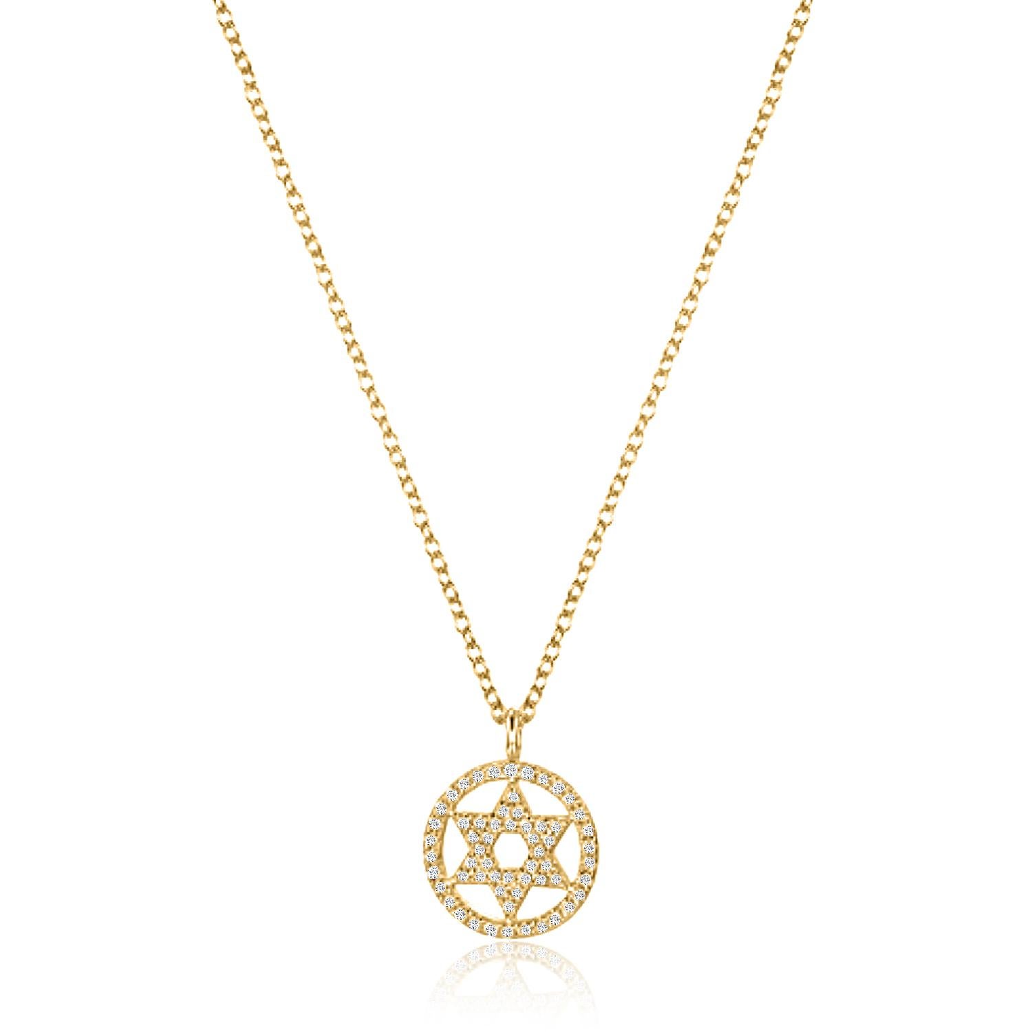 Modern Emerson's Diamond Star Necklace For Sale