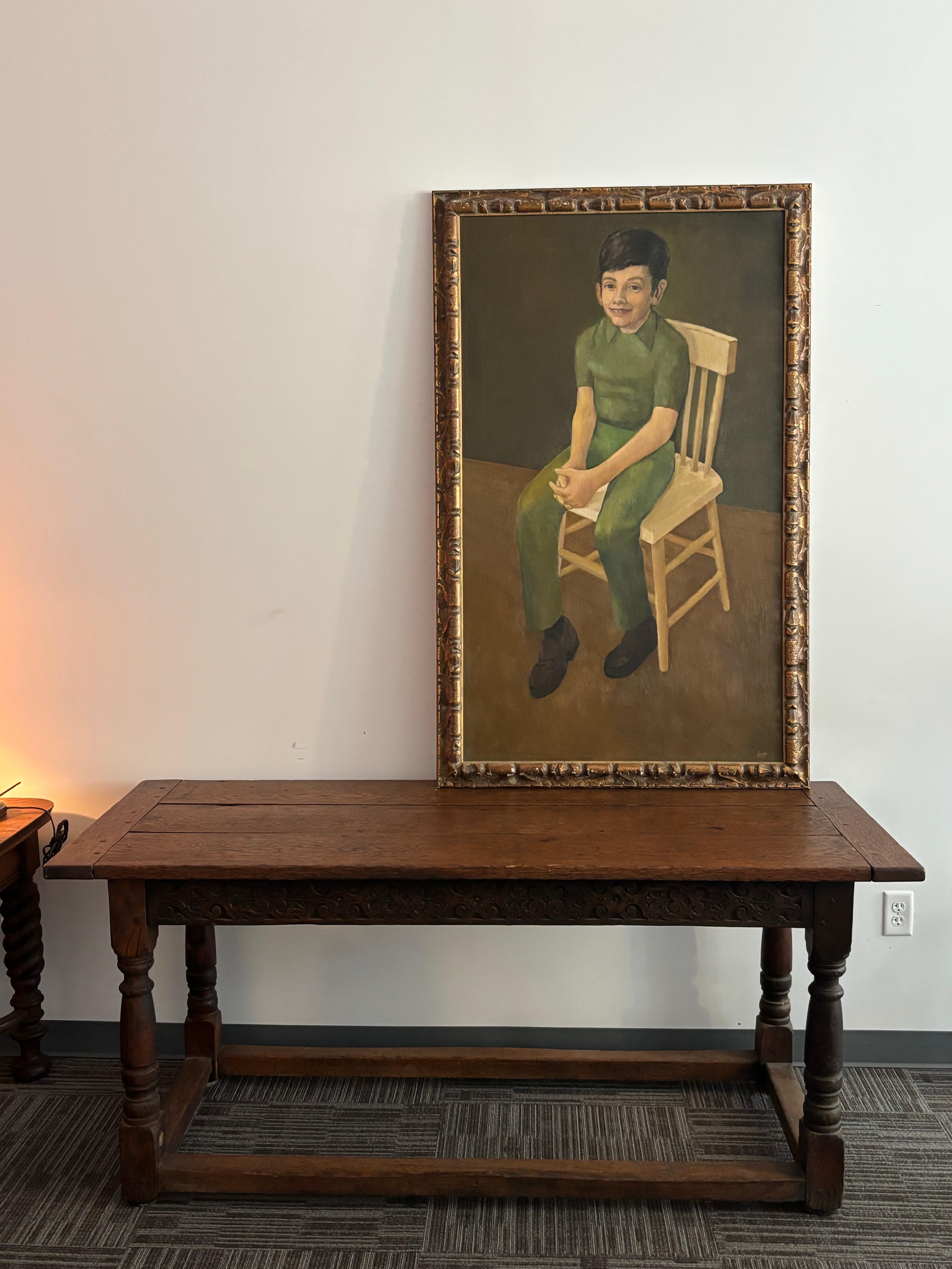 Emery Bopp  1970’s oil on canvas portraits For Sale 7