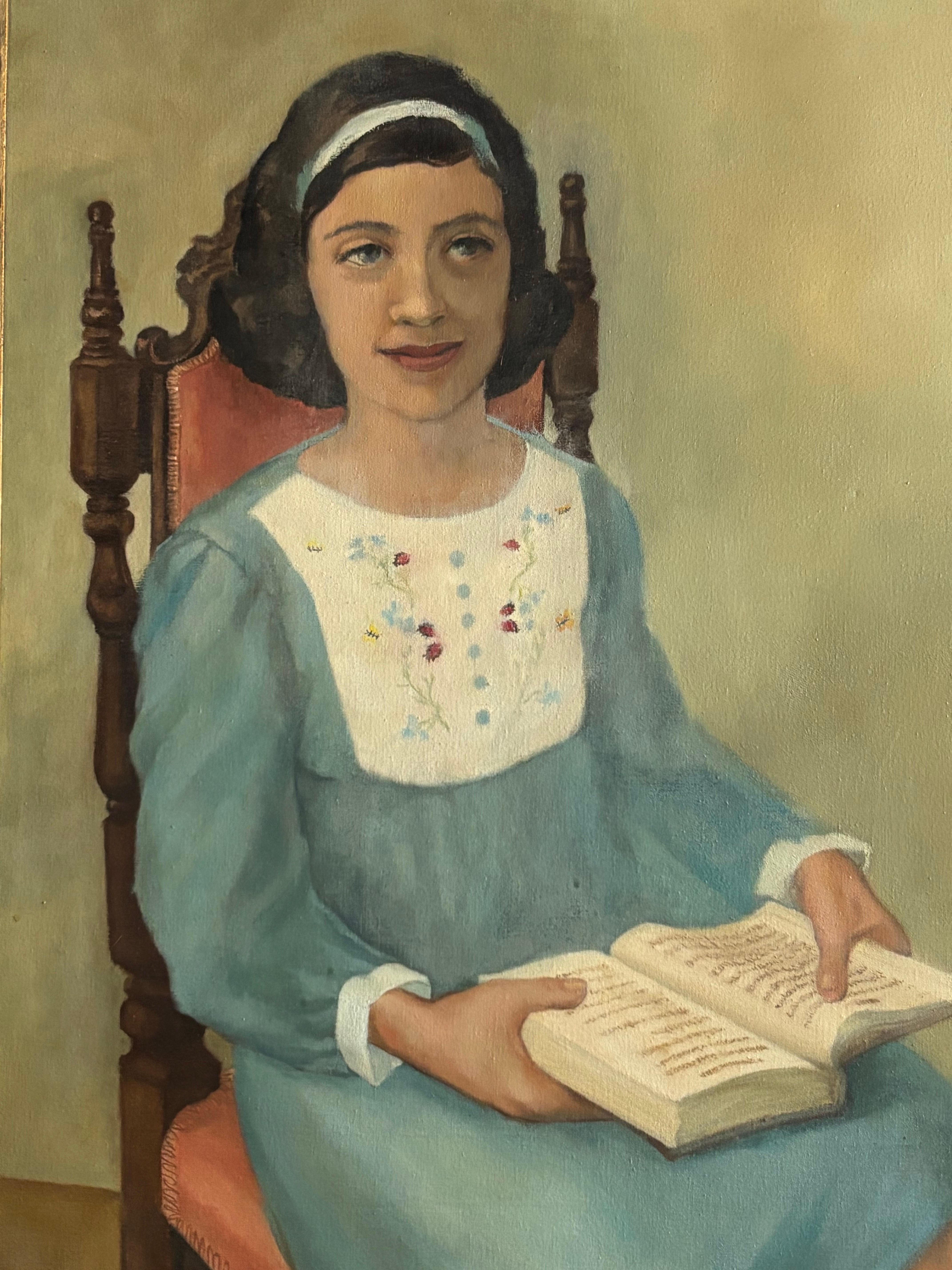 Emery Bopp  1970’s oil on canvas portraits For Sale 2