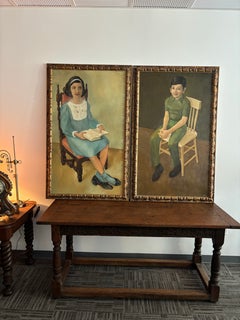 Emery Bopp  1970’s oil on canvas portraits