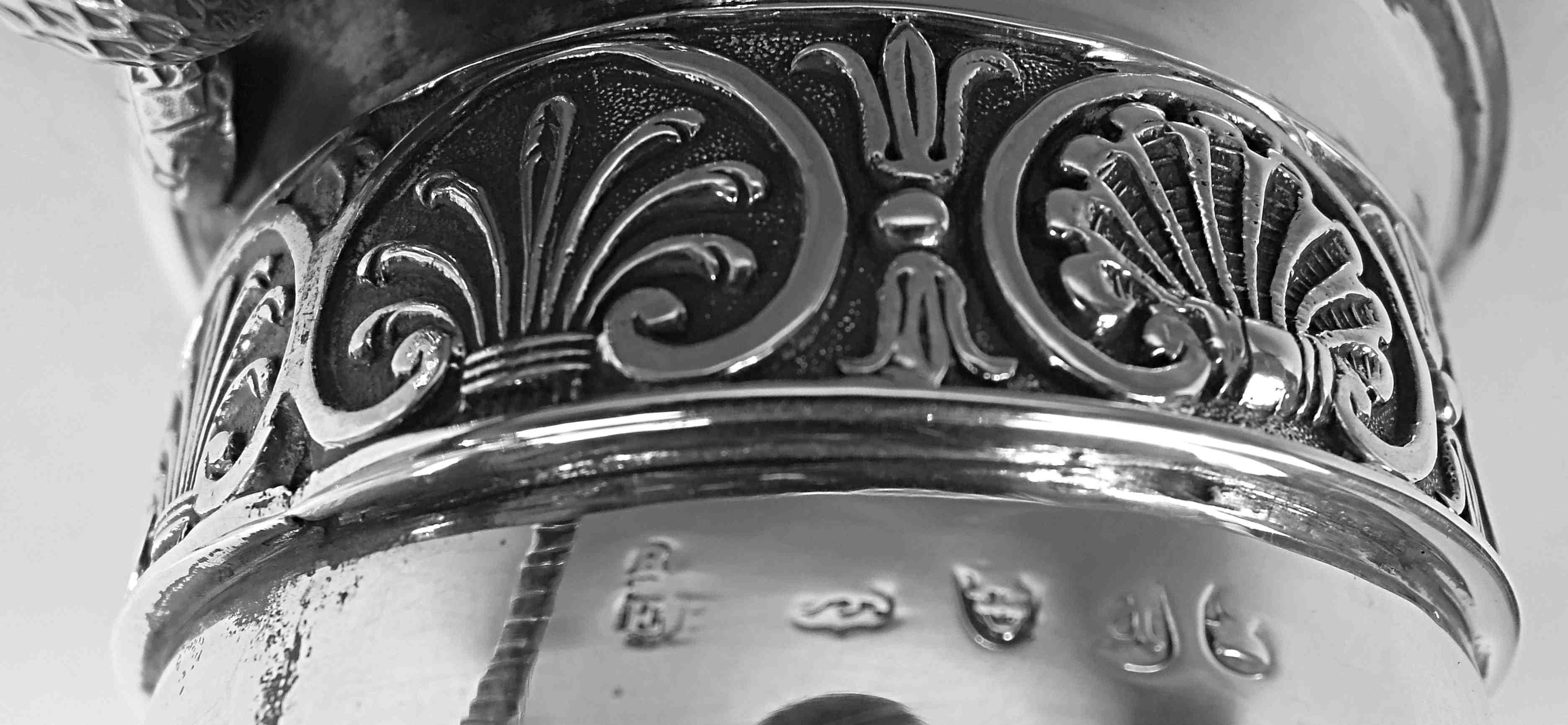 Emes & Barnard English Georgian Regency Sterling Silver Mug, 1816 For Sale 6