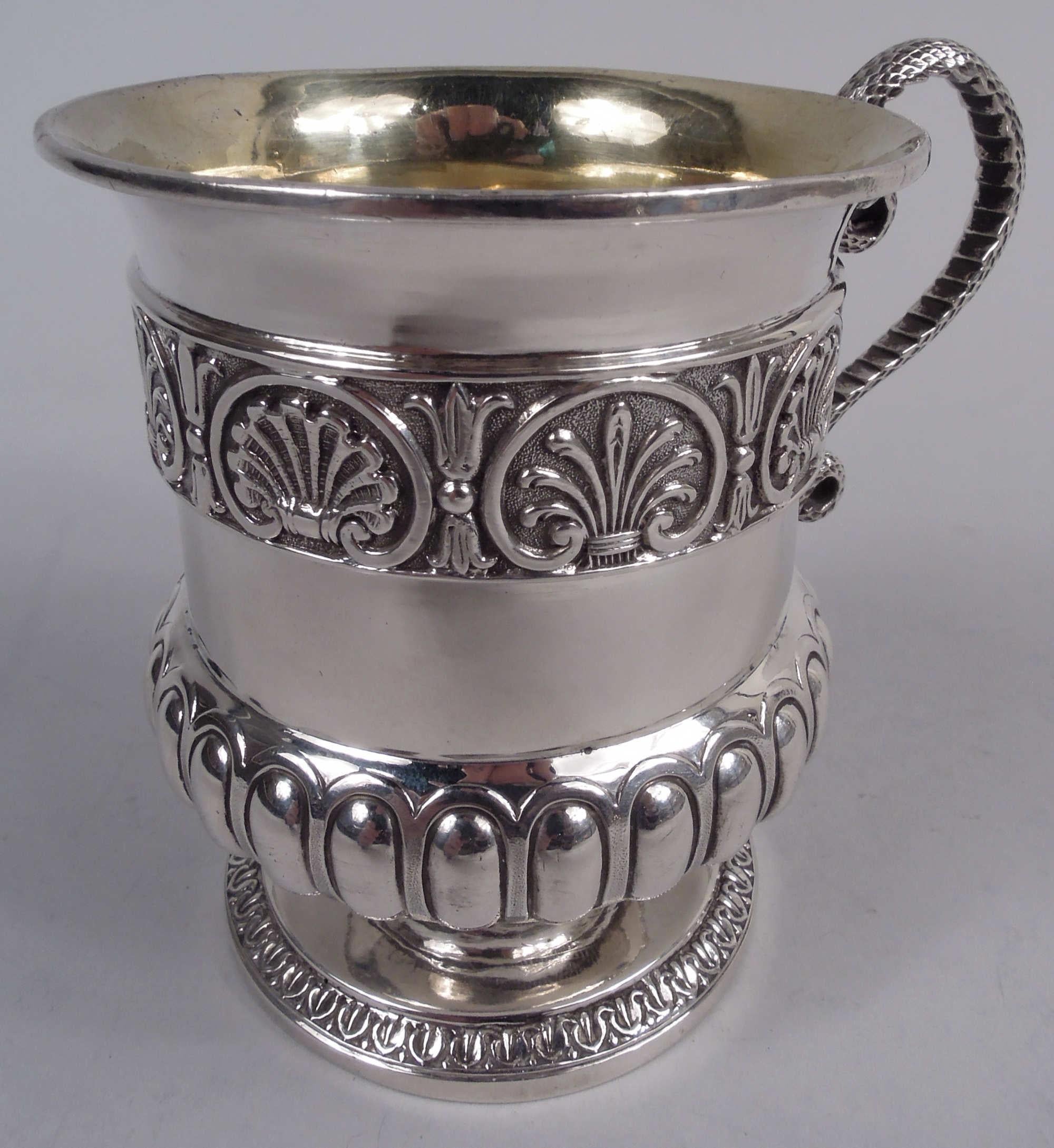Emes & Barnard Englisch Georgian Regency Sterling Silber Becher, 1816 (Britisch) im Angebot