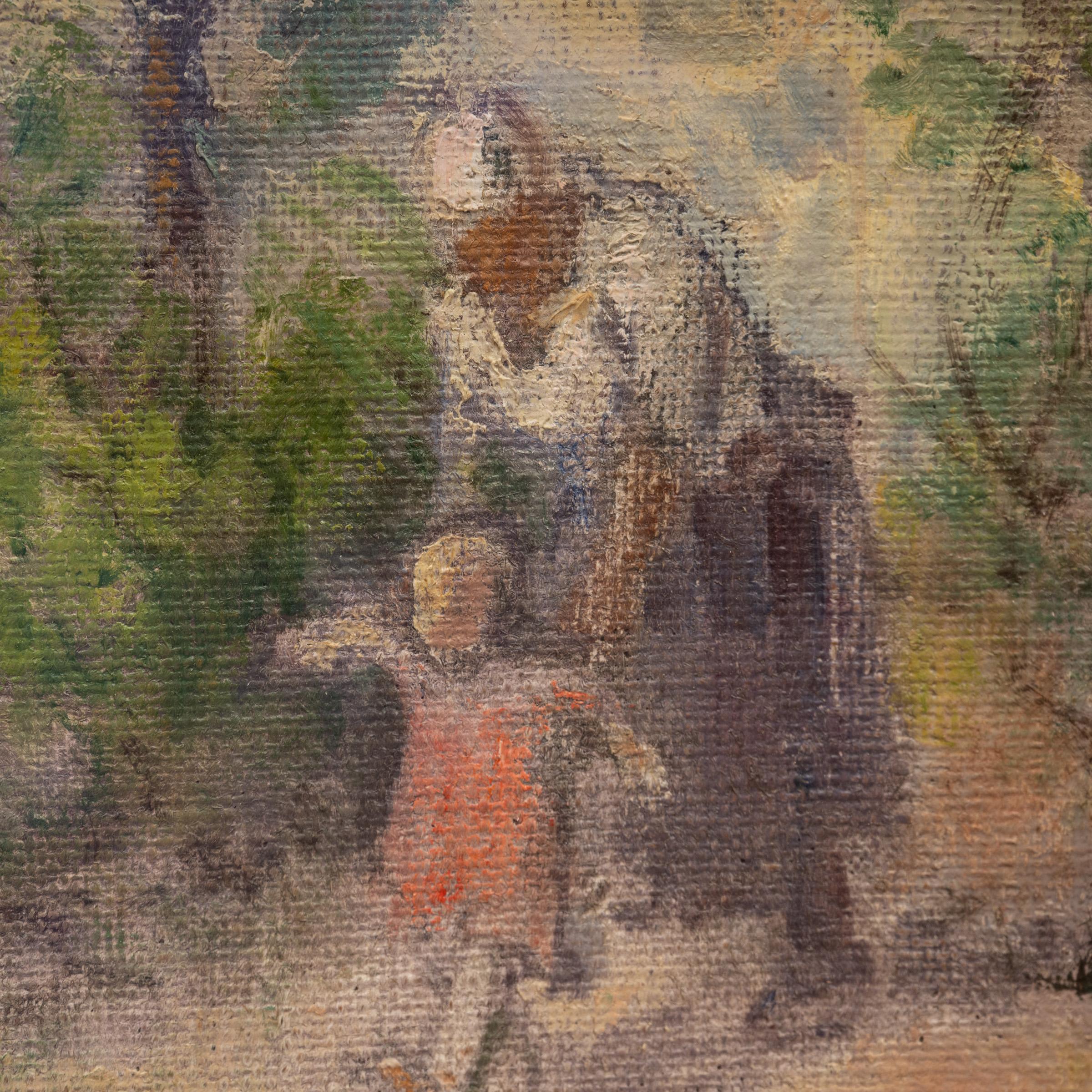 
Emiel Hansen
'Woman with infant'

Oil on canvas, created around 1900

signed lower right

framed with a historical molding

Format: 50 x 41 cm


Emiel Hansen (1878 - 1952), who was strongly influenced by Paul Cézanne's transitional works, lived and