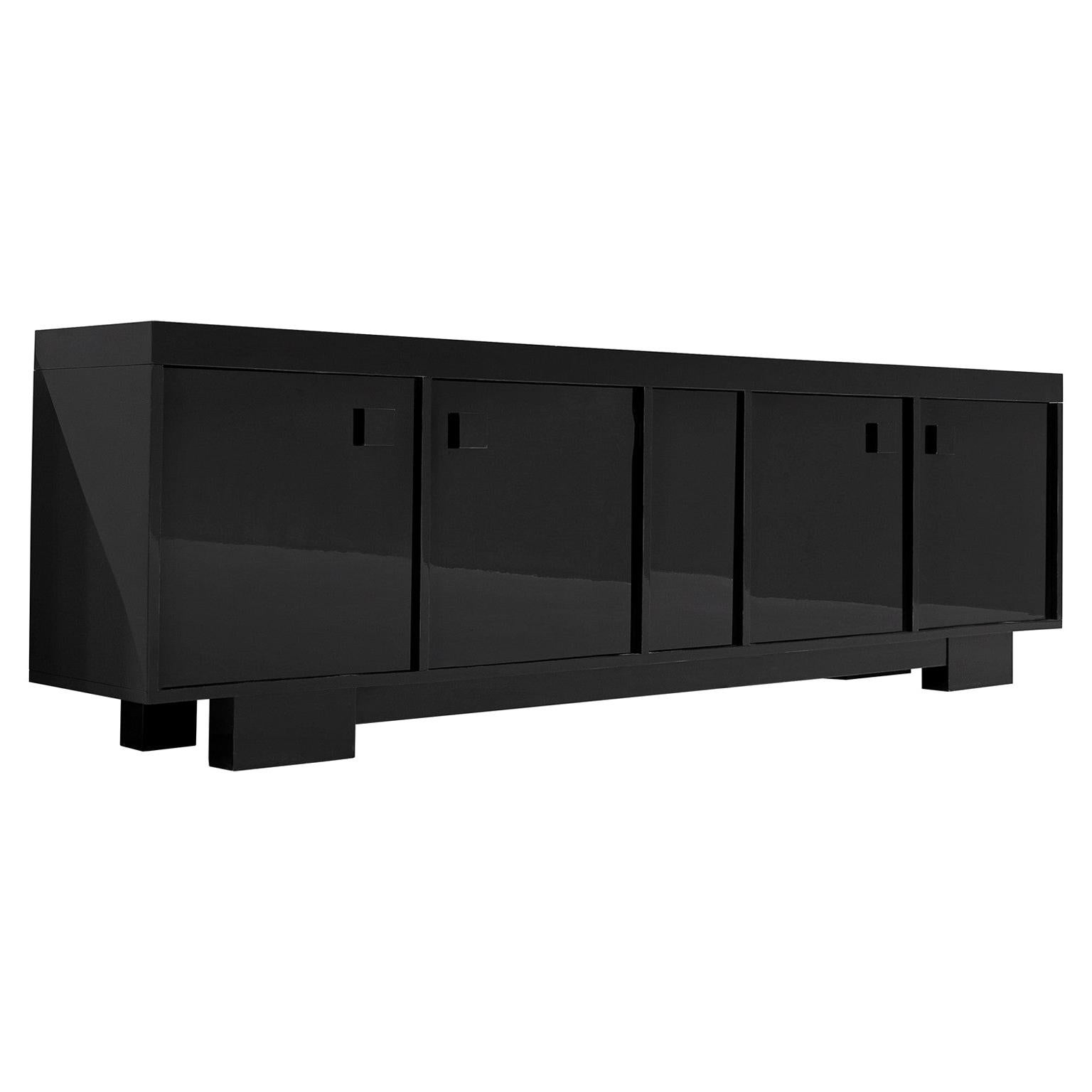 Emiel Veranneman Black High Gloss Sideboard