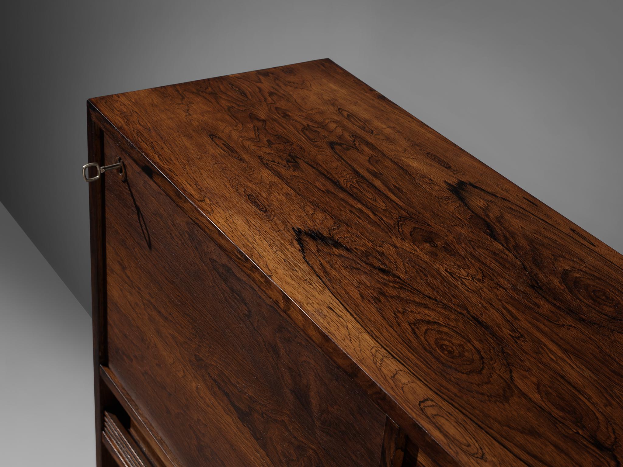 Emiel Veranneman for V-Form Rare Bar Cabinet in Rosewood 6