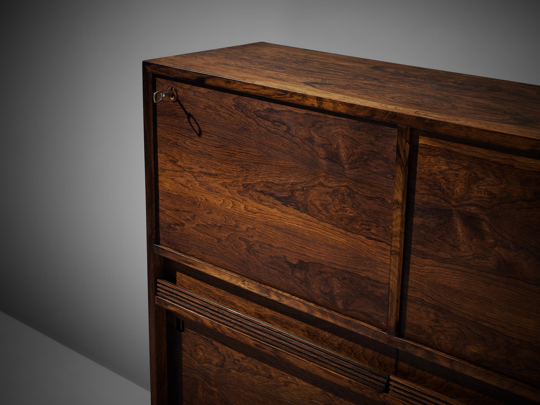 Emiel Veranneman for V-Form Rare Bar Cabinet in Rosewood 2