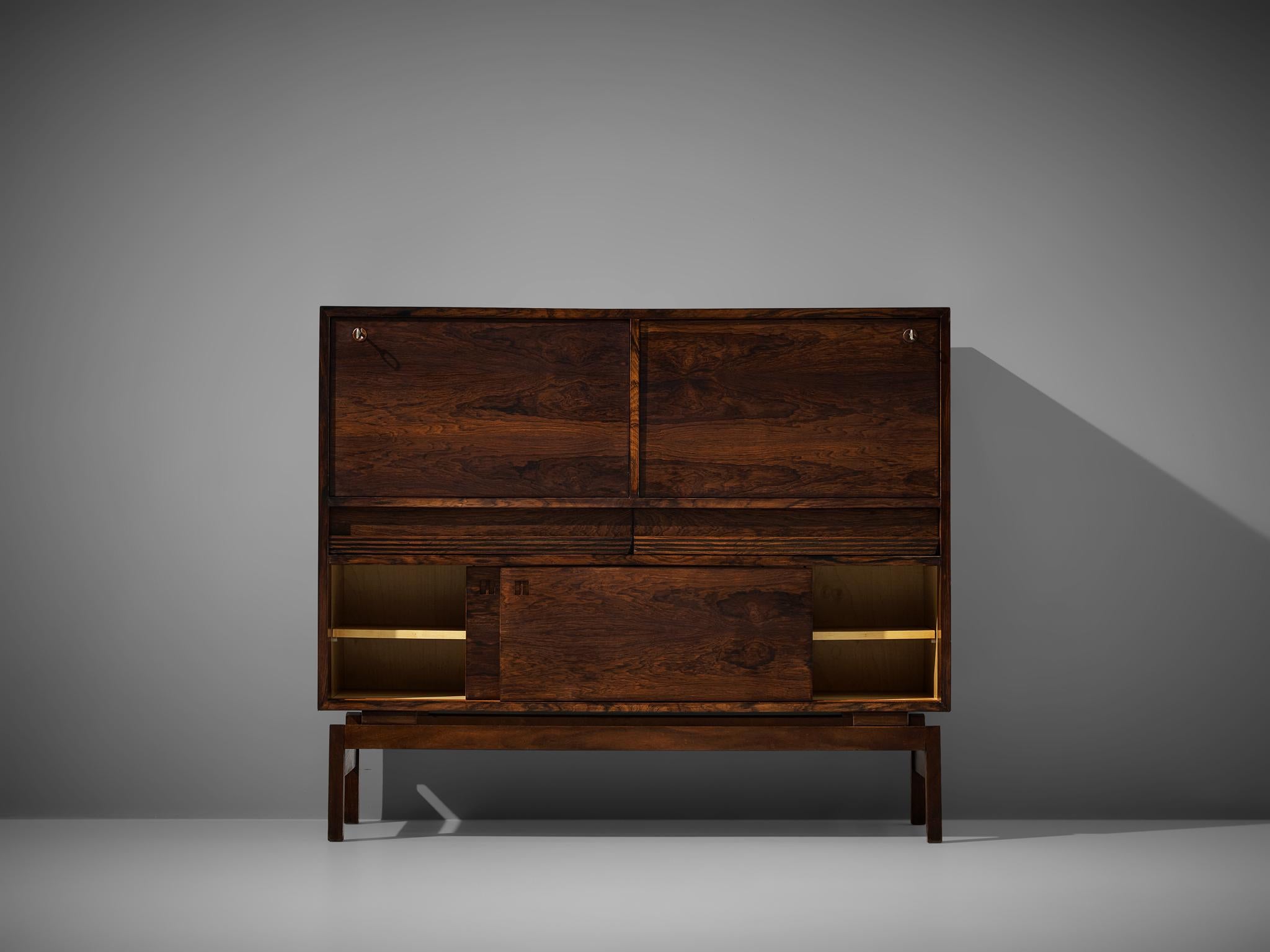 Emiel Veranneman for V-Form Rare Bar Cabinet in Rosewood 3