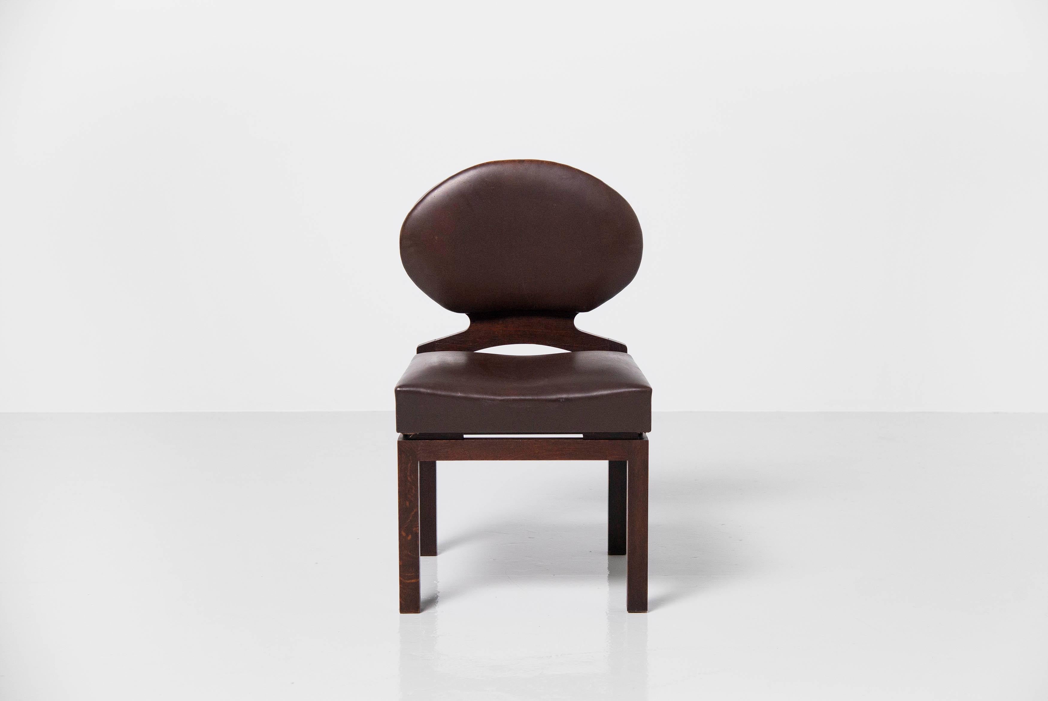 Mid-Century Modern Emiel Veranneman Osaka Chair De Coene Belgium 1968 For Sale