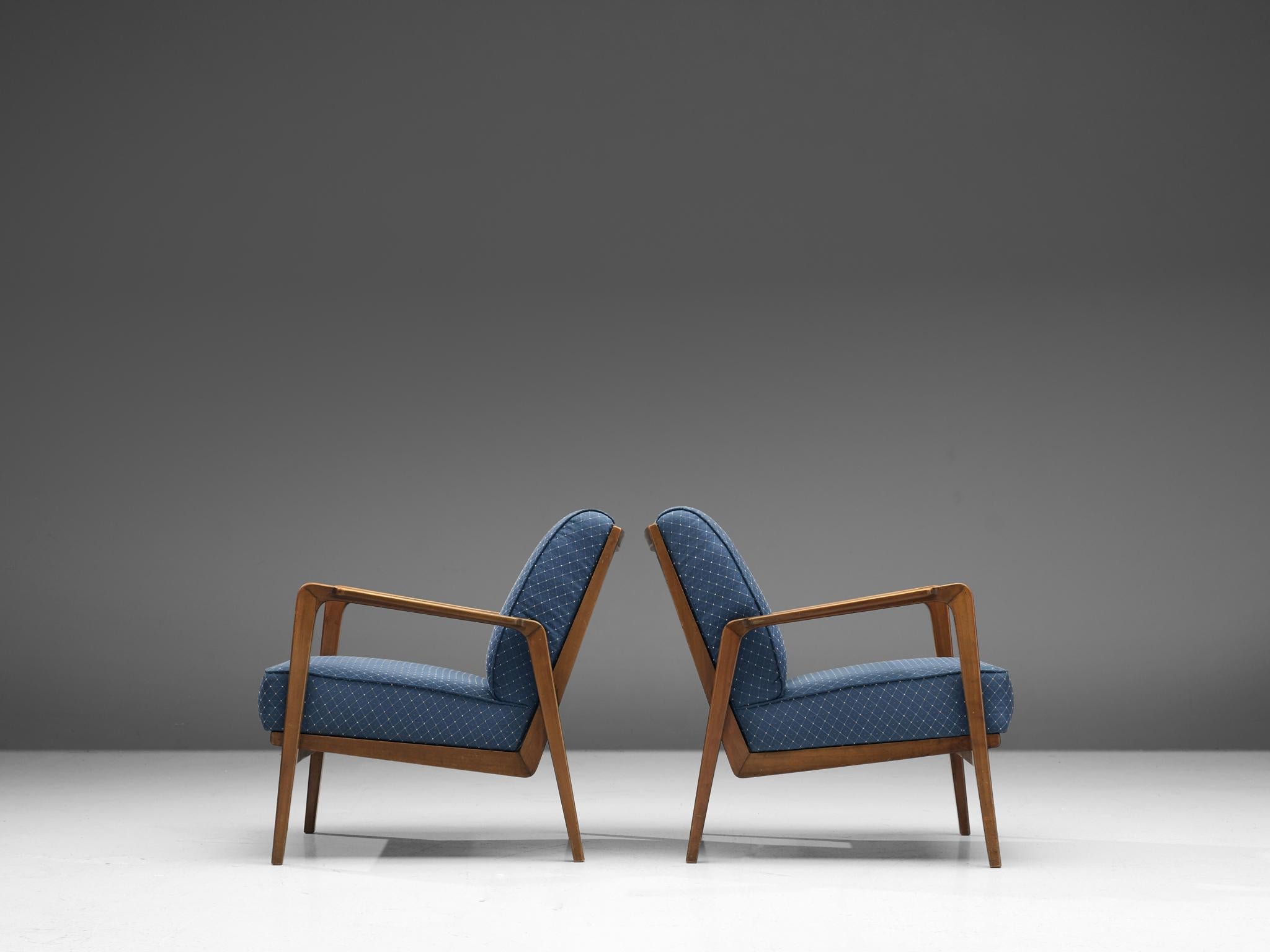 Emiel Veranneman Pair of 'La Chaise' Lounge Chairs, 1952 In Good Condition In Waalwijk, NL