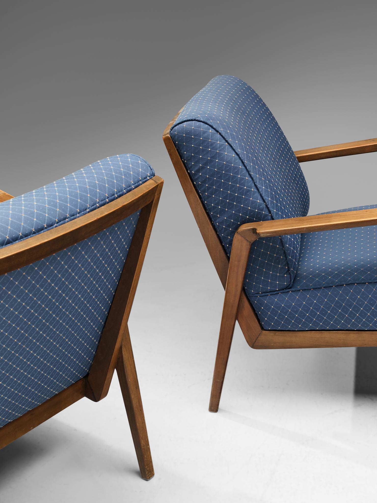 Mid-20th Century Emiel Veranneman Pair of 'La Chaise' Lounge Chairs, 1952
