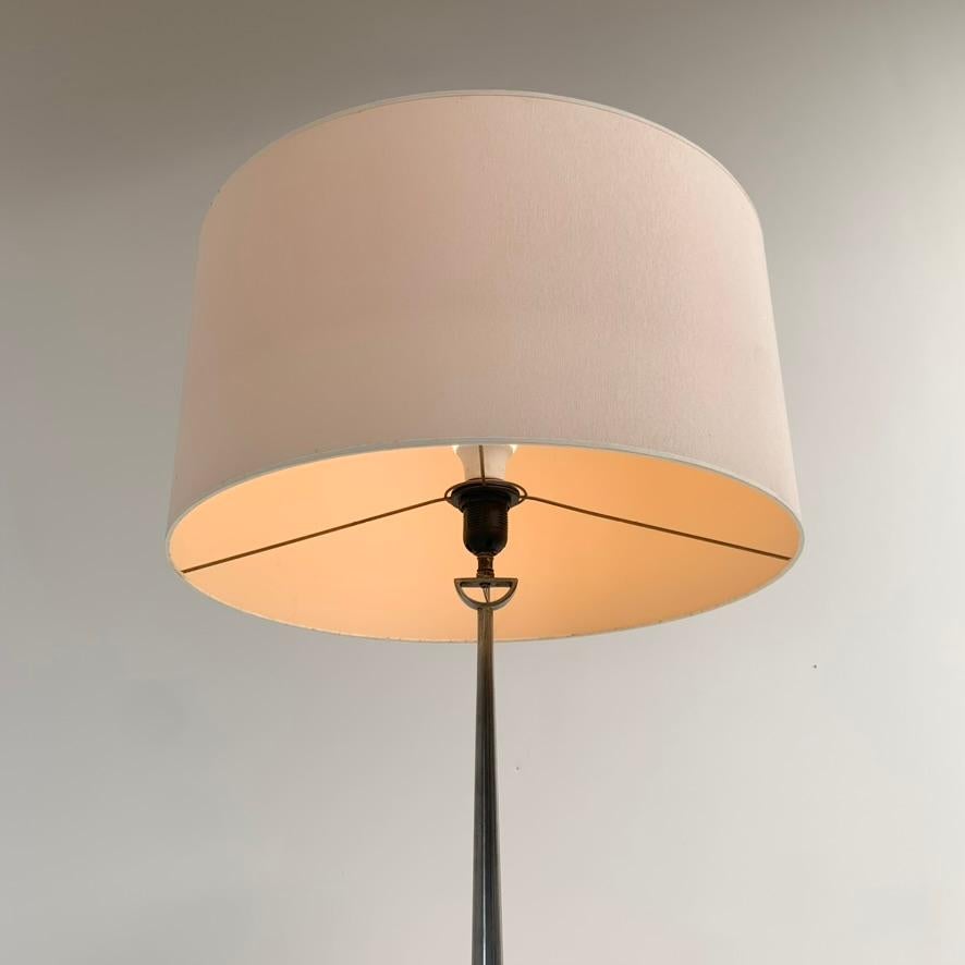 Lampada da terra a treppiede in acciaio di Emiel Veranneman, 1960 circa, Belgio in vendita 7