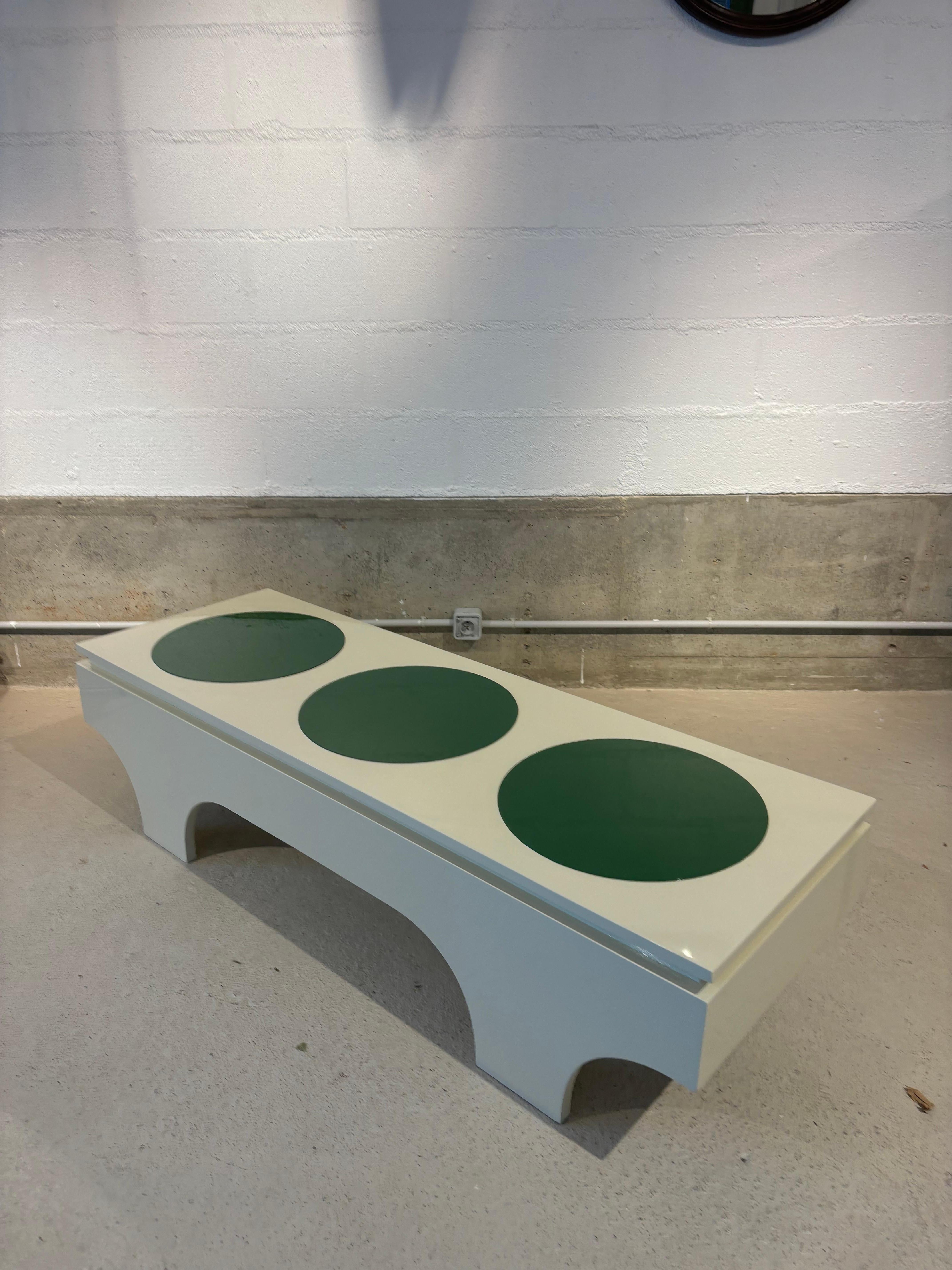 Late 20th Century Emiel Verraneman coffee table For Sale