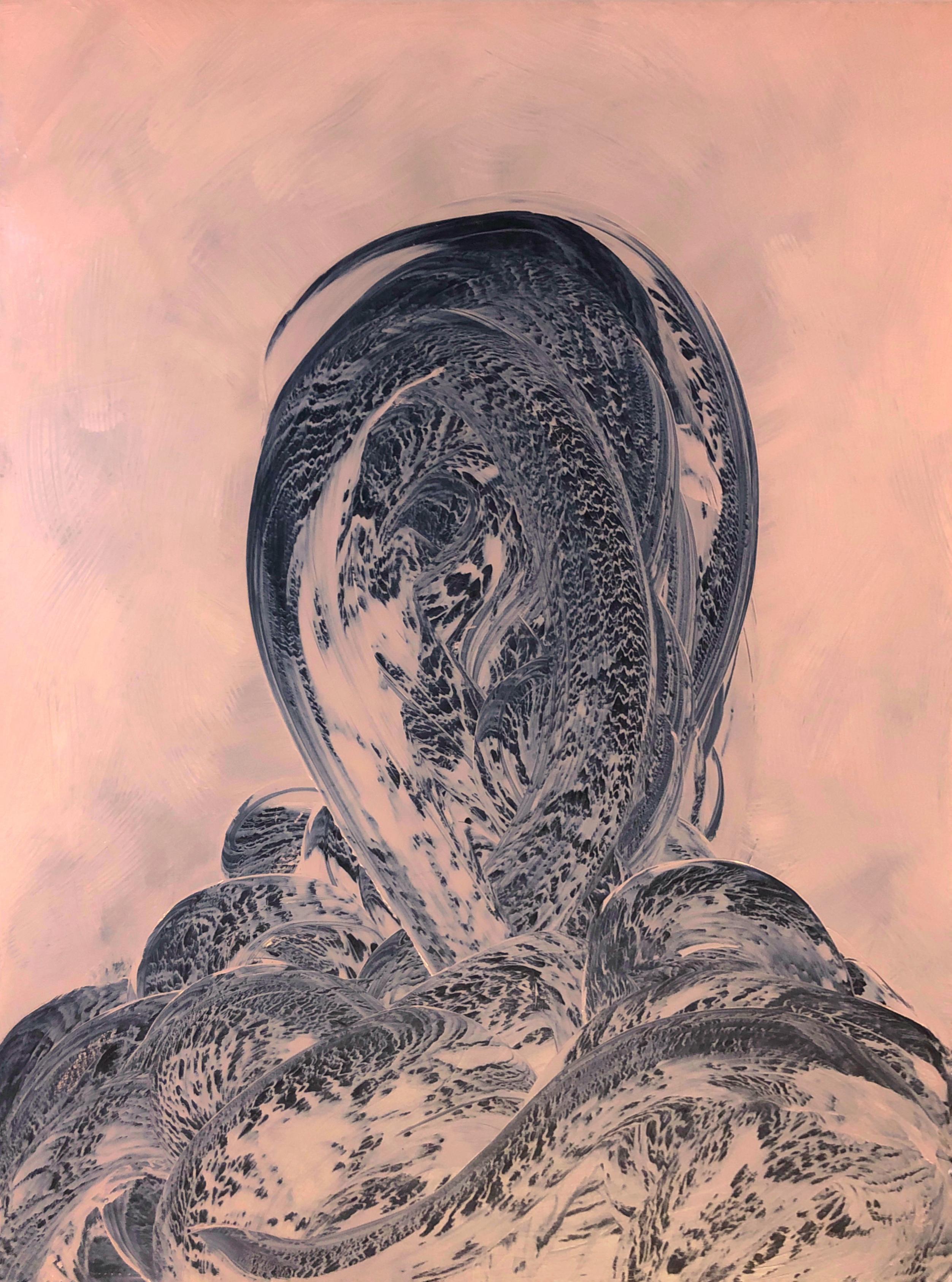 Emil Alzamora Abstract Painting - "Return To Jupiter"