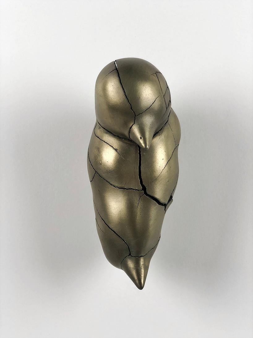 Emil Alzamora Figurative Sculpture - "Shell Keep 2"