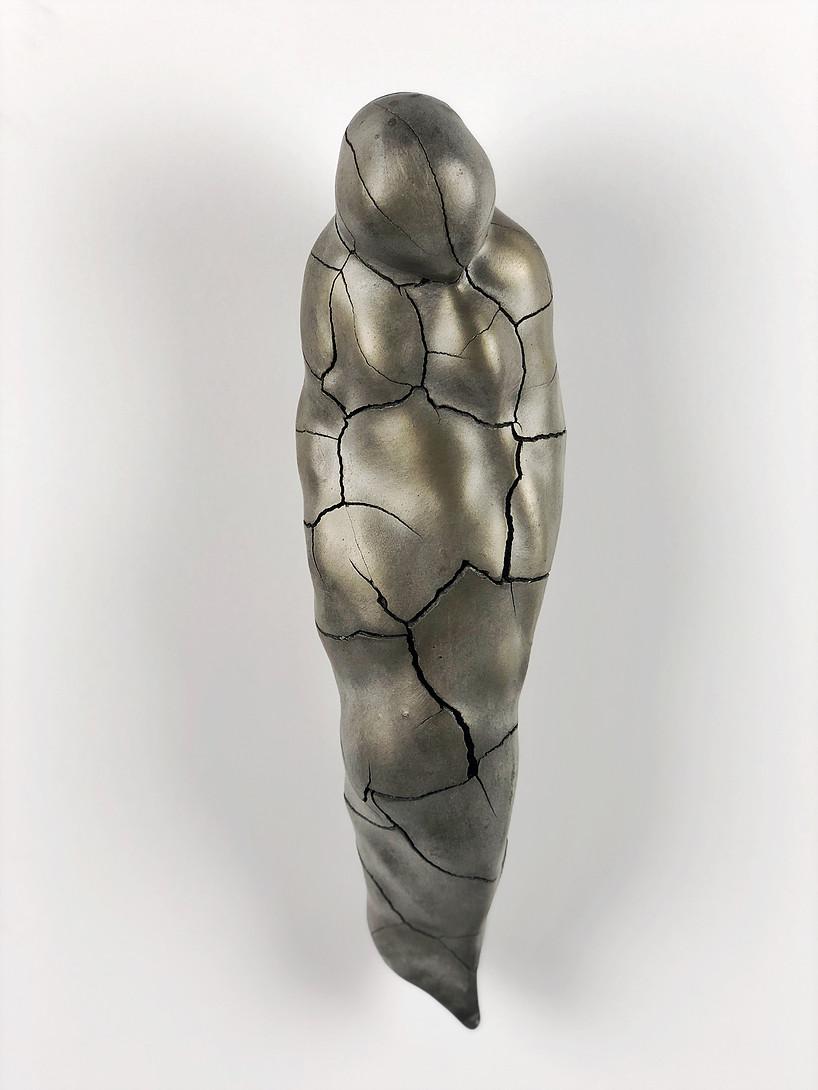 Emil Alzamora Figurative Sculpture - "Shell Keep 4"