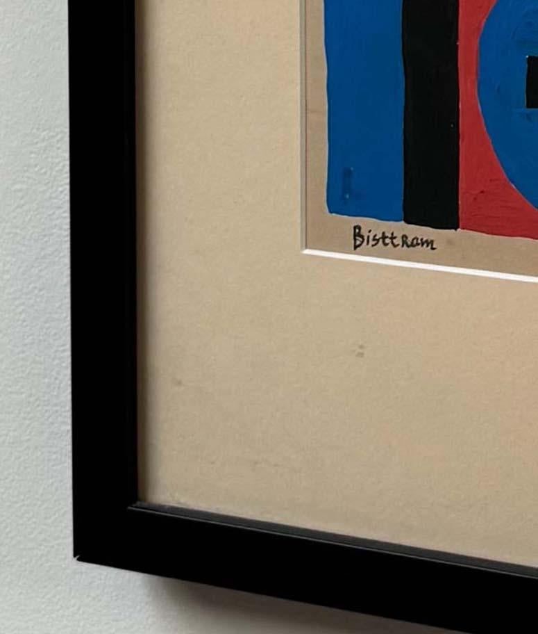 Emil Bisttram, Untitled (Geometric Abstraction)
Material: encaustic on paper