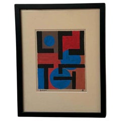 Emil Bisttram, Untitled (Geometric Abstraction)