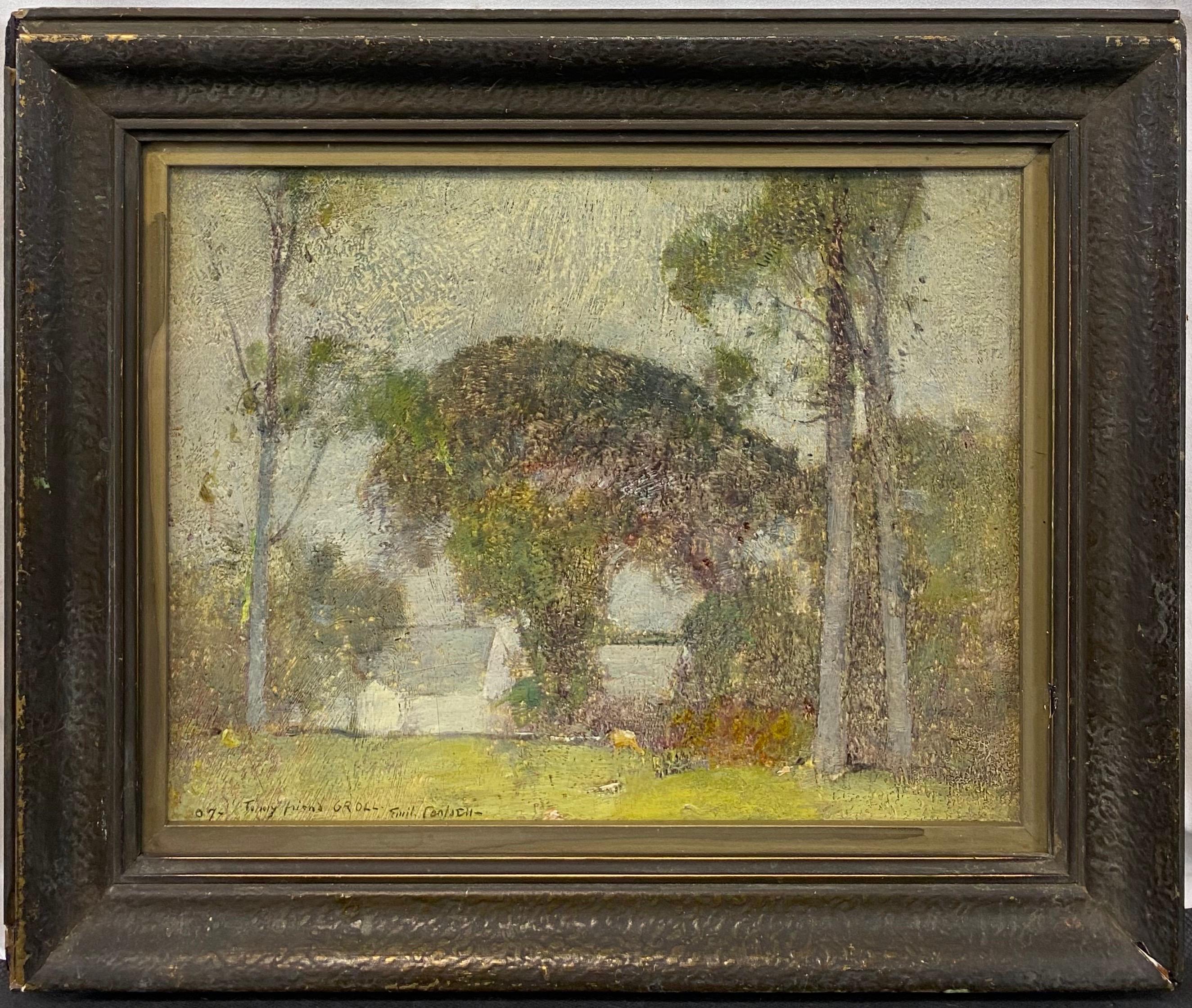 “Julian Alden Weir’s House, 1907” American Impressionist Windham, Connecticut