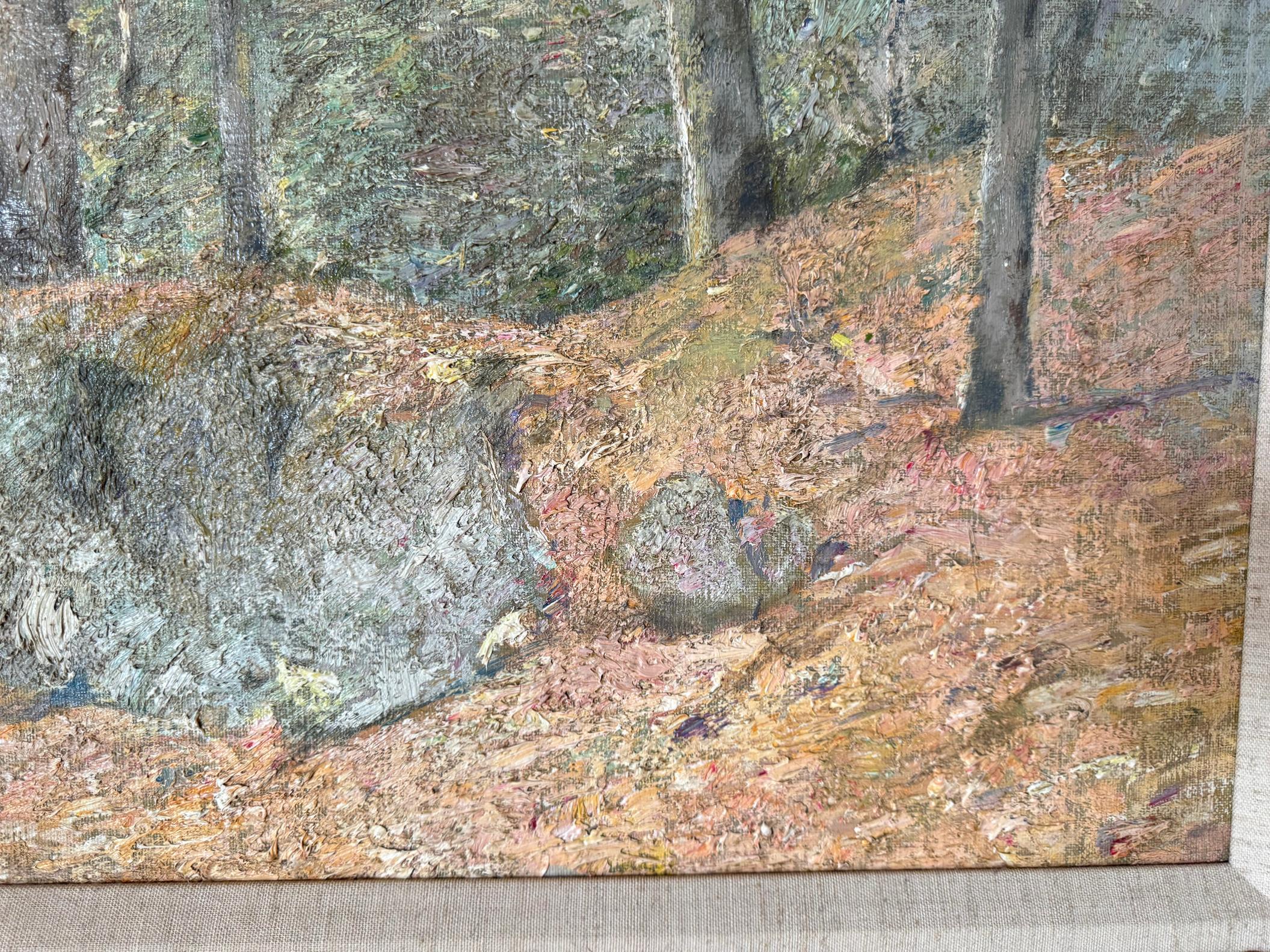 Monochromatic Delicate Impressionist Landscape 