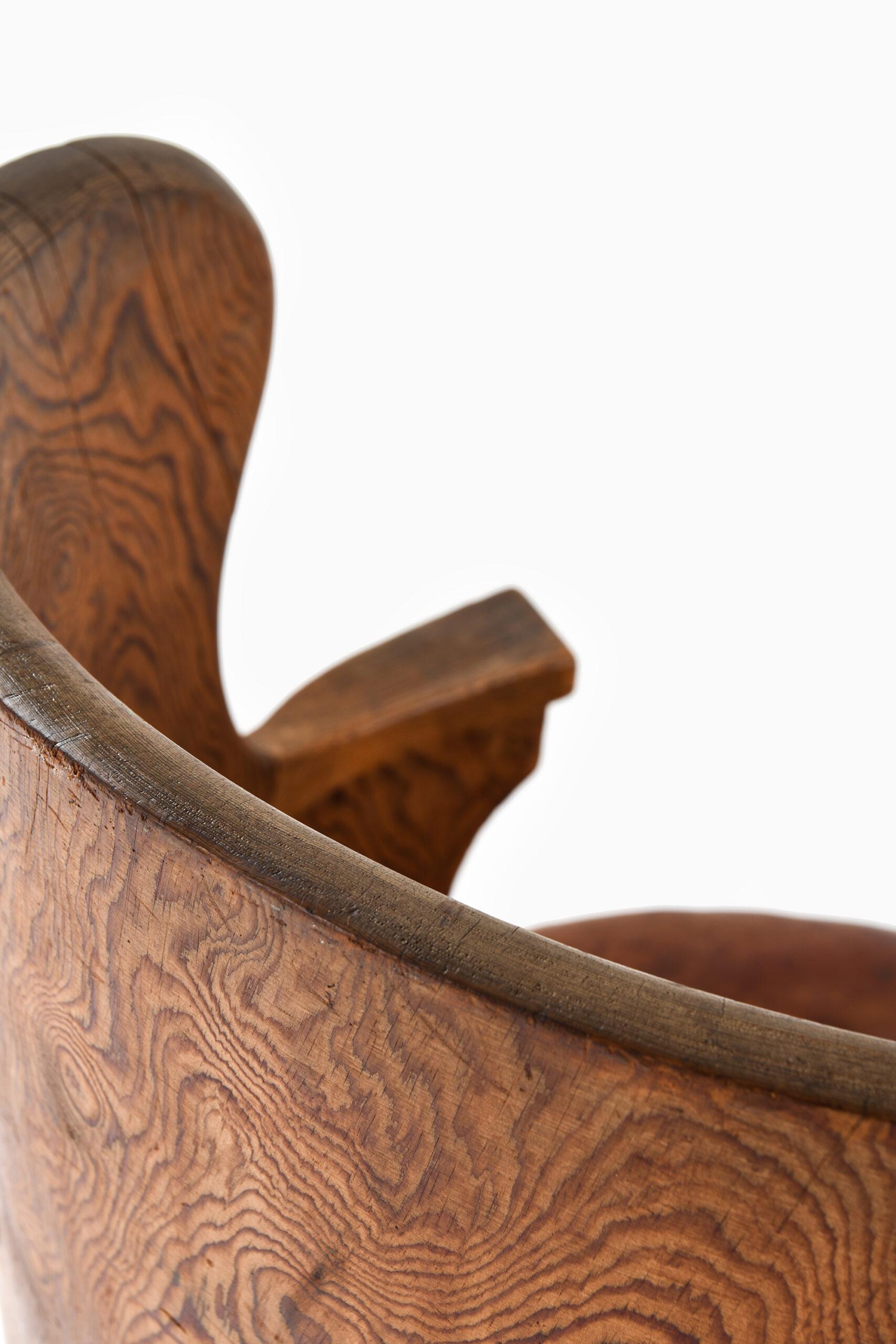 Emil Cederlund Stump Chair Produced in Mora, Sweden For Sale 1