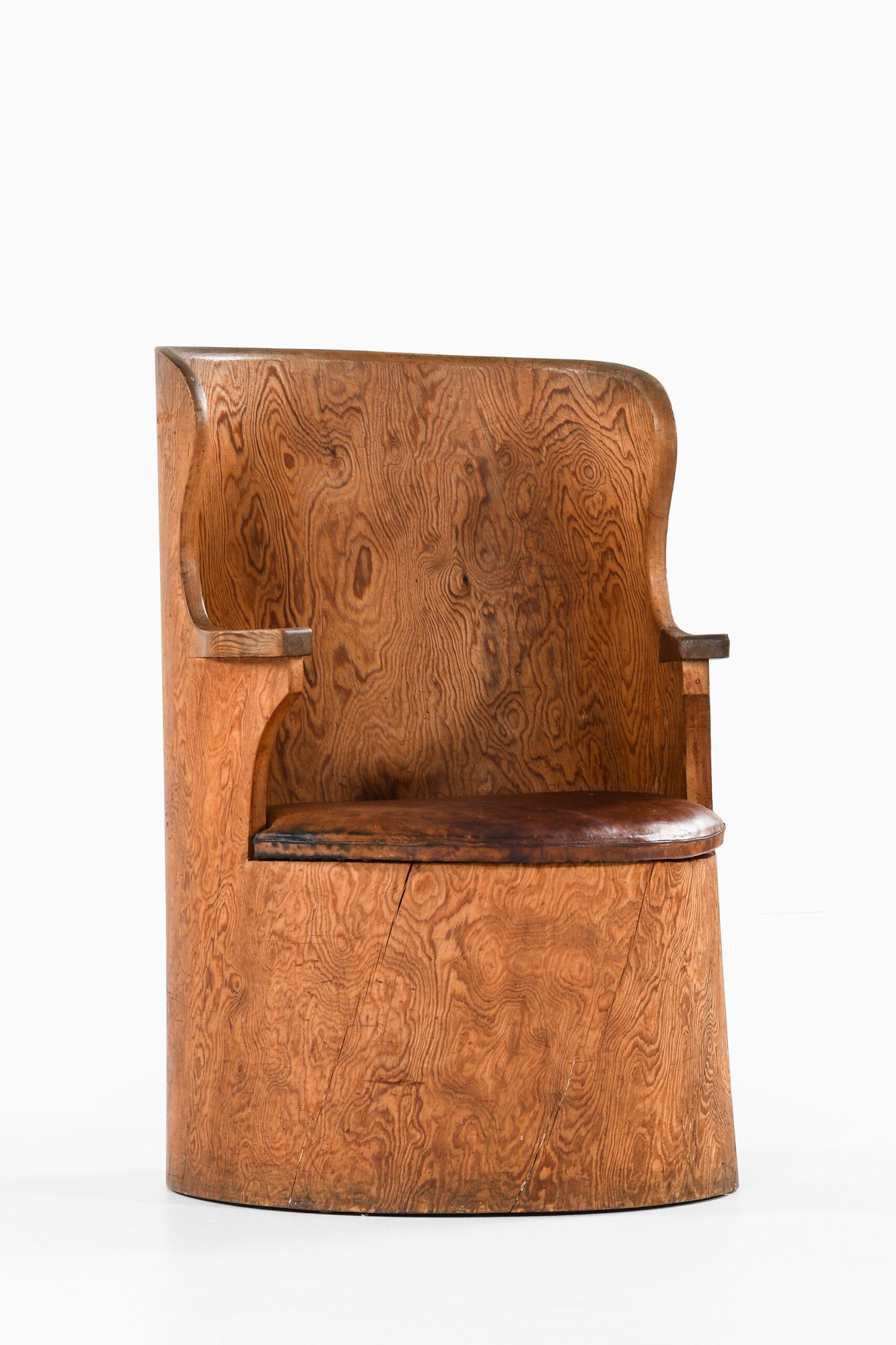 tree stump chair