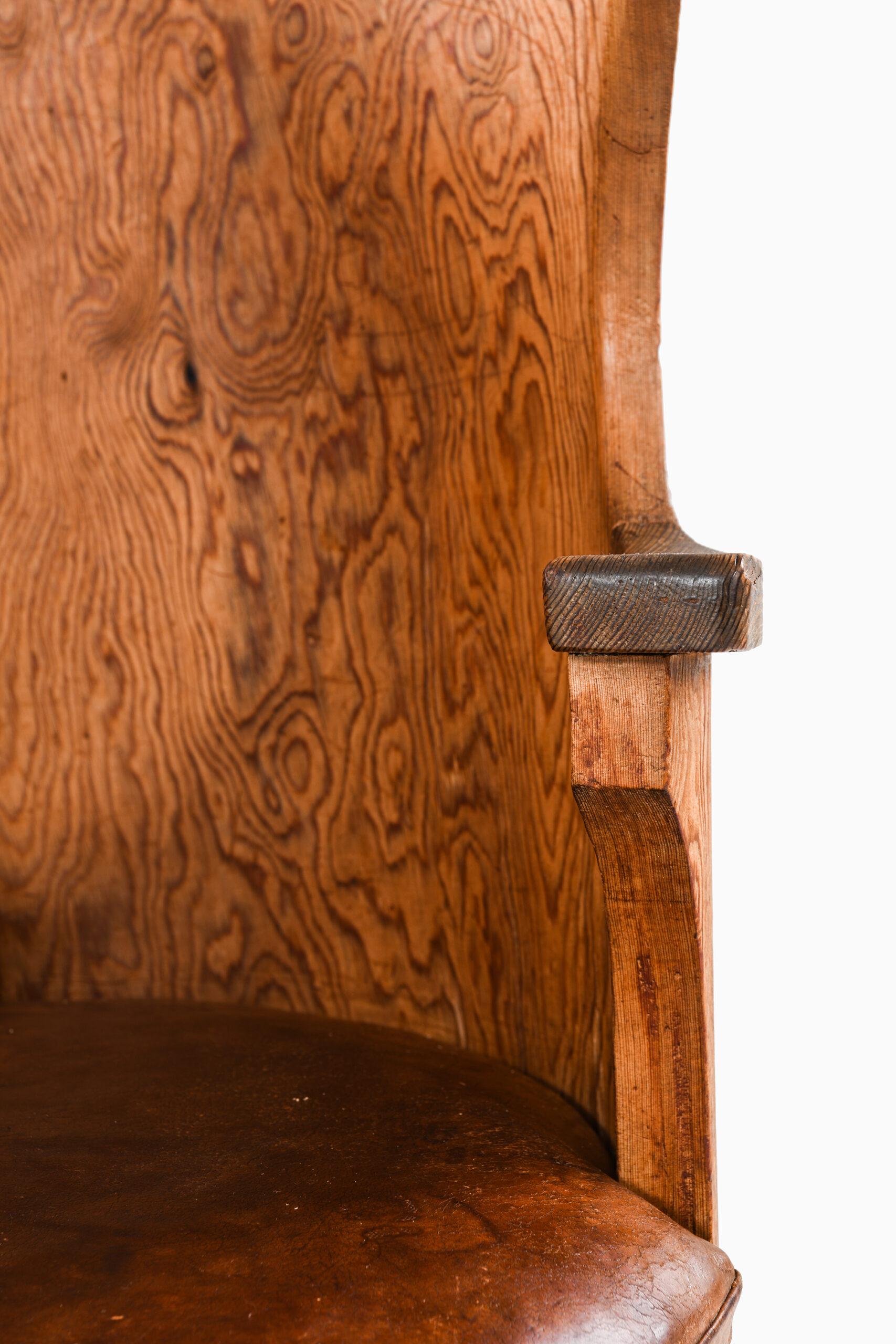 Scandinavian Modern Emil Cederlund Stump Chair Produced in Mora, Sweden For Sale