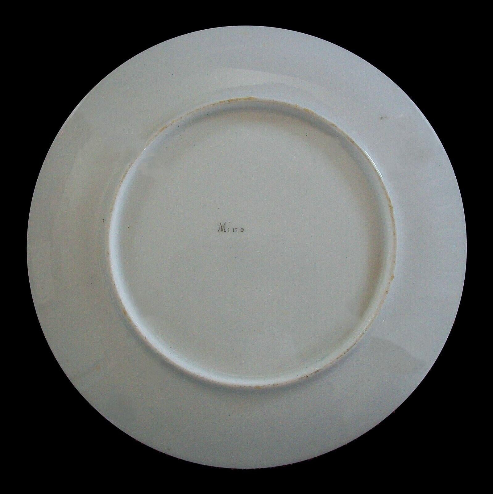 EMIL ECKARDT - Pair of Pirkenhammer Porcelain Cabinet Plates - E.U. - Circa 1900 For Sale 1