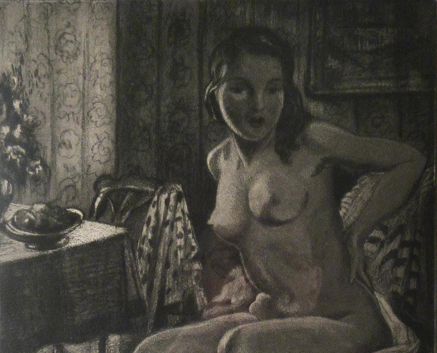 Dolores (Beige), Nude Print, von Emil Ganso