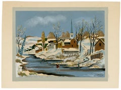 'Skaters' — 1930s Woodstock, New York