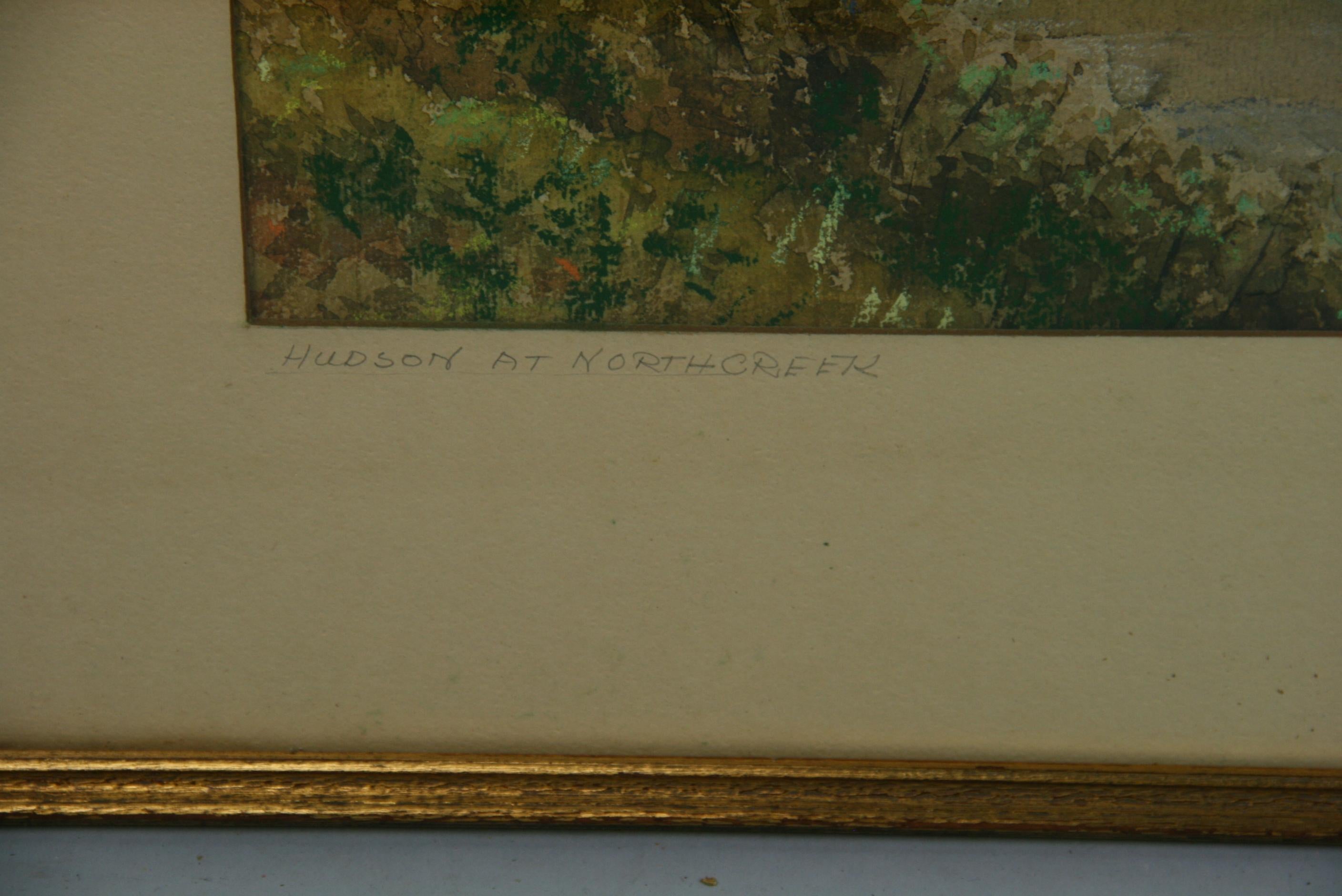 Antique Hudson North Creek Landscape 1947 For Sale 2