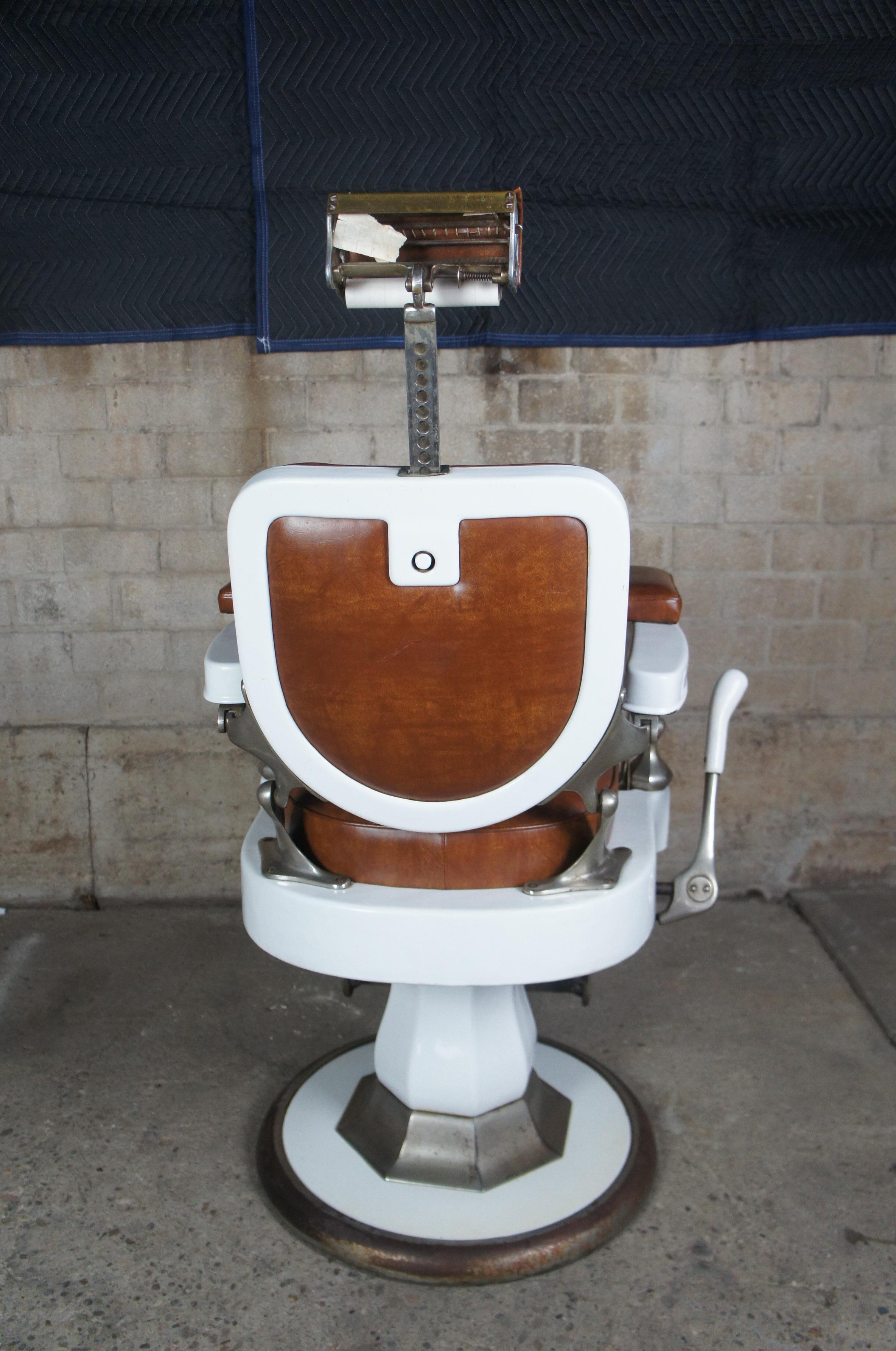 leather barber chair