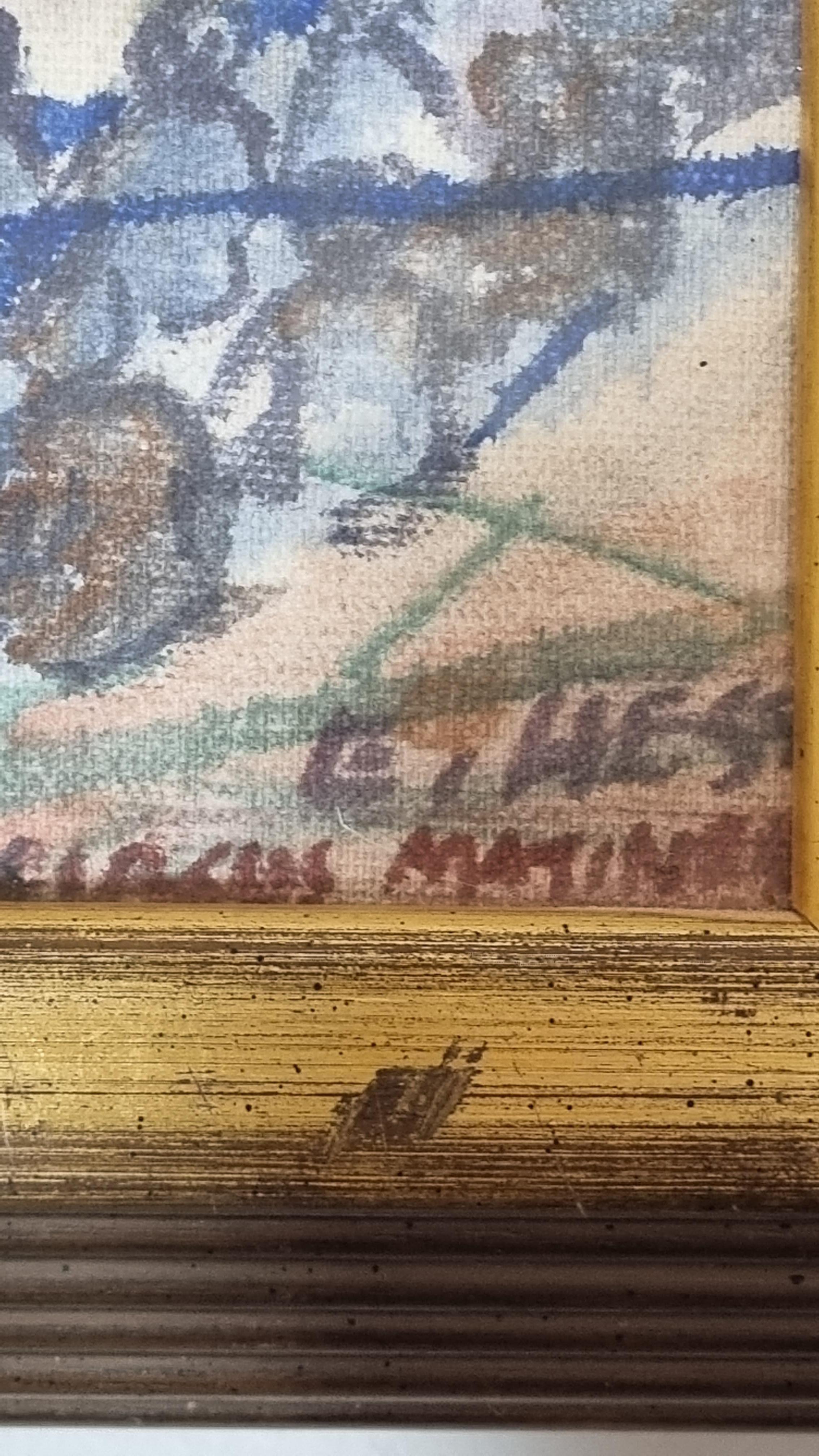 Dipinto impressionista del XX secolo di Emil John Hess, circa 1940 in vendita 2