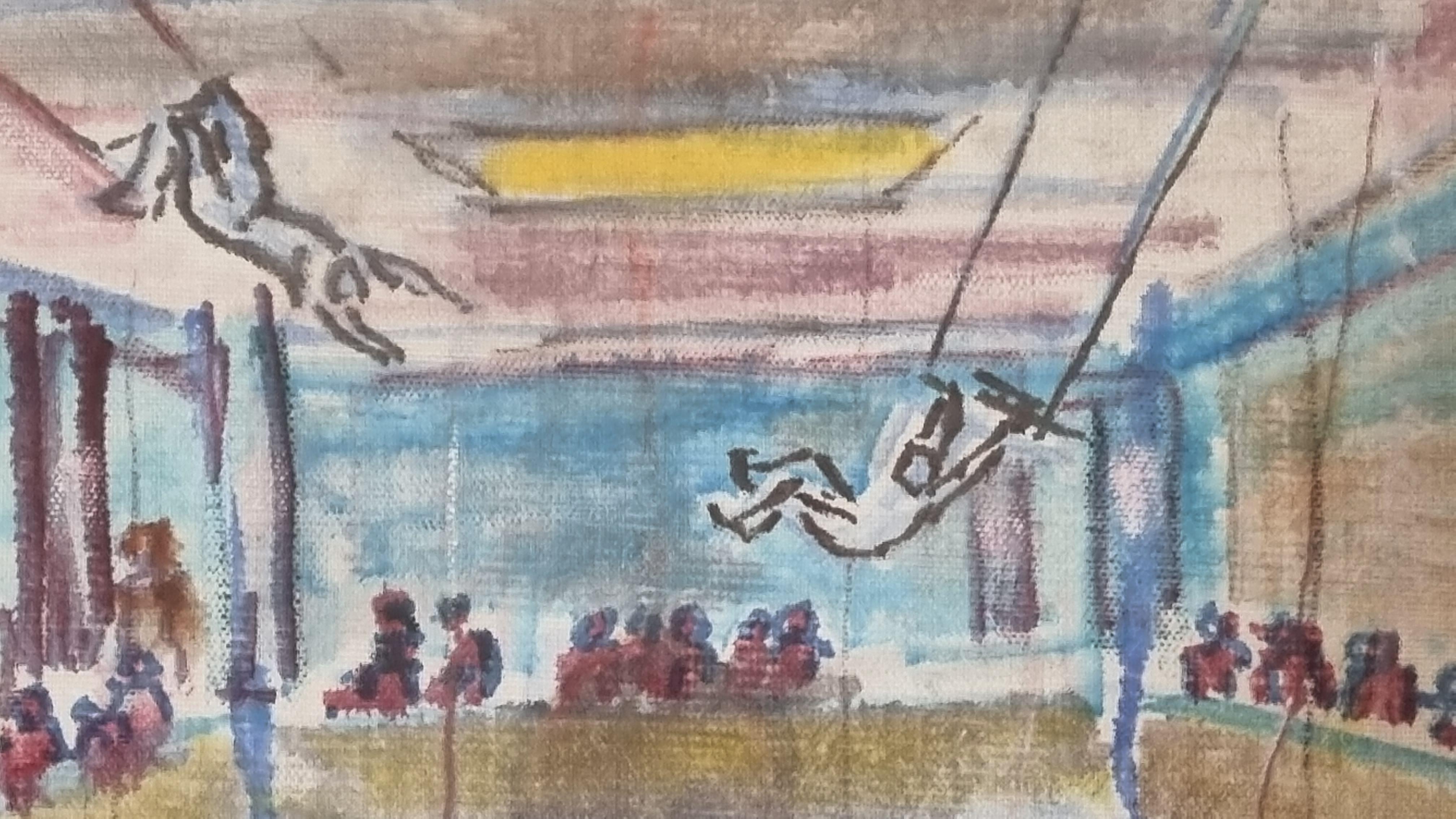 Dipinto impressionista del XX secolo di Emil John Hess, circa 1940 in vendita 3