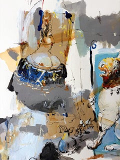 Contemporary oil painting Emil Kazaz, Reverence.