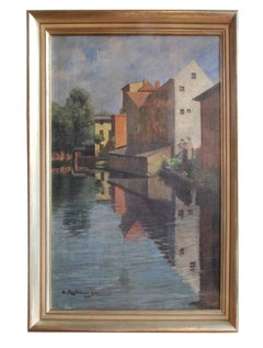 Emil Kindscher "Old Bamberg" (Le vieux Bamberg)