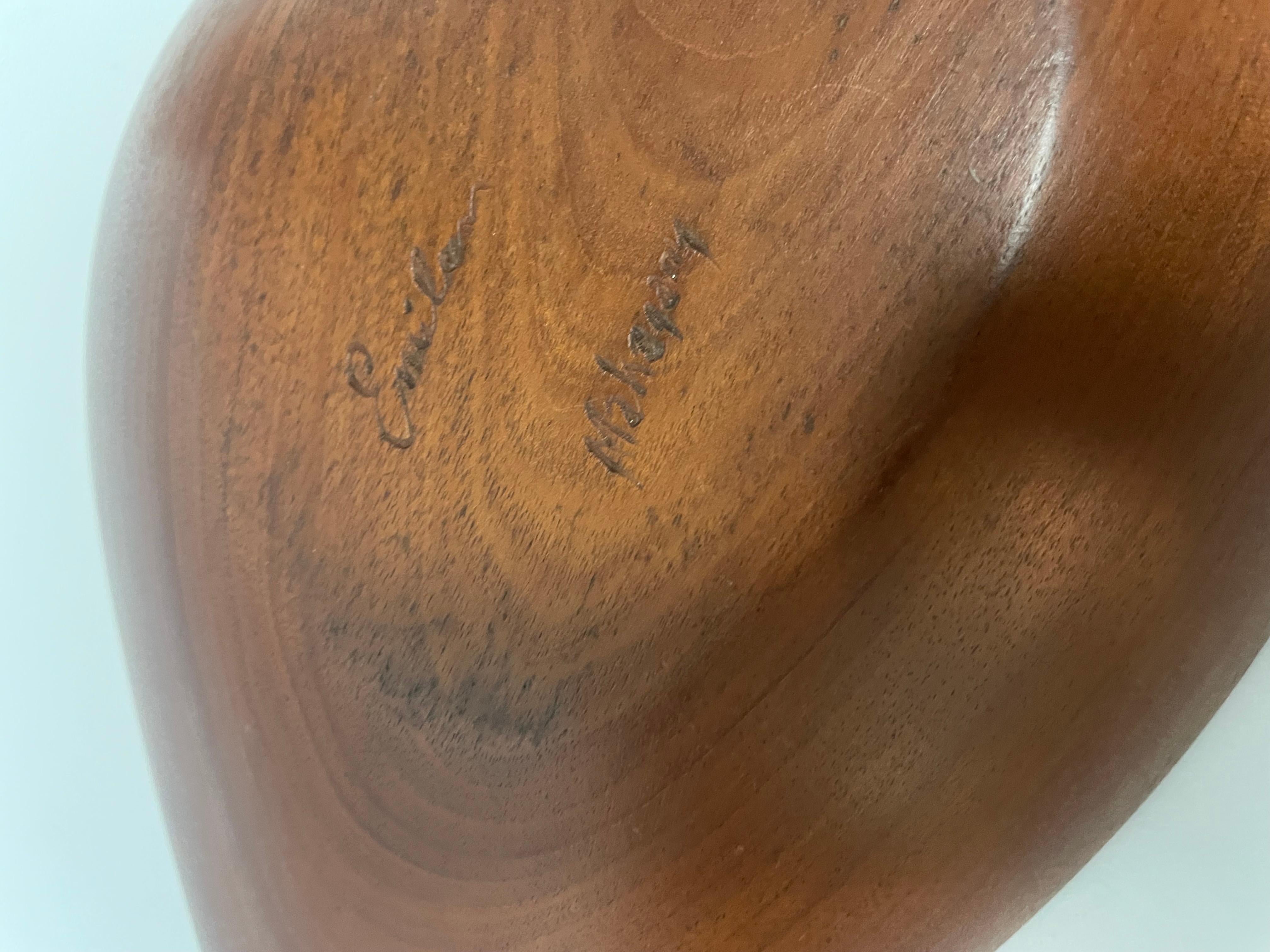 “Collection of Six Walnut and Mahogany Bowls and Serving Dishes” For Sale 8