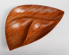 Bol Emil Milan en bubinga avec pieds en sterling