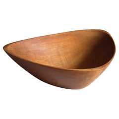 Emil Milan Petite Hand Carved Cherry Wood Bowl