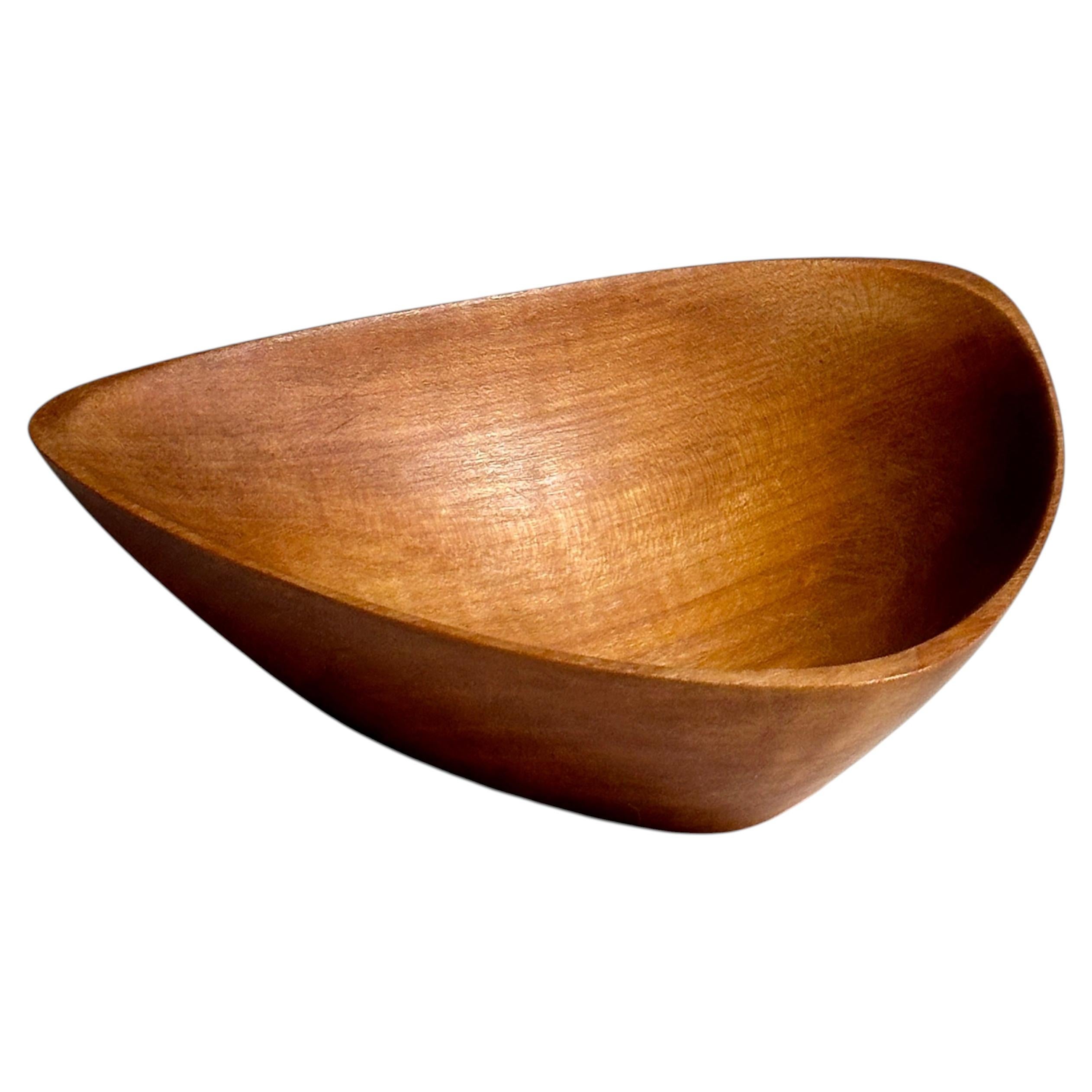 Emil Milan Petite Hand Carved Cherry Wood Bowl