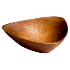 Emil Milan Petite Hand Carved Cherry Wood Bowl