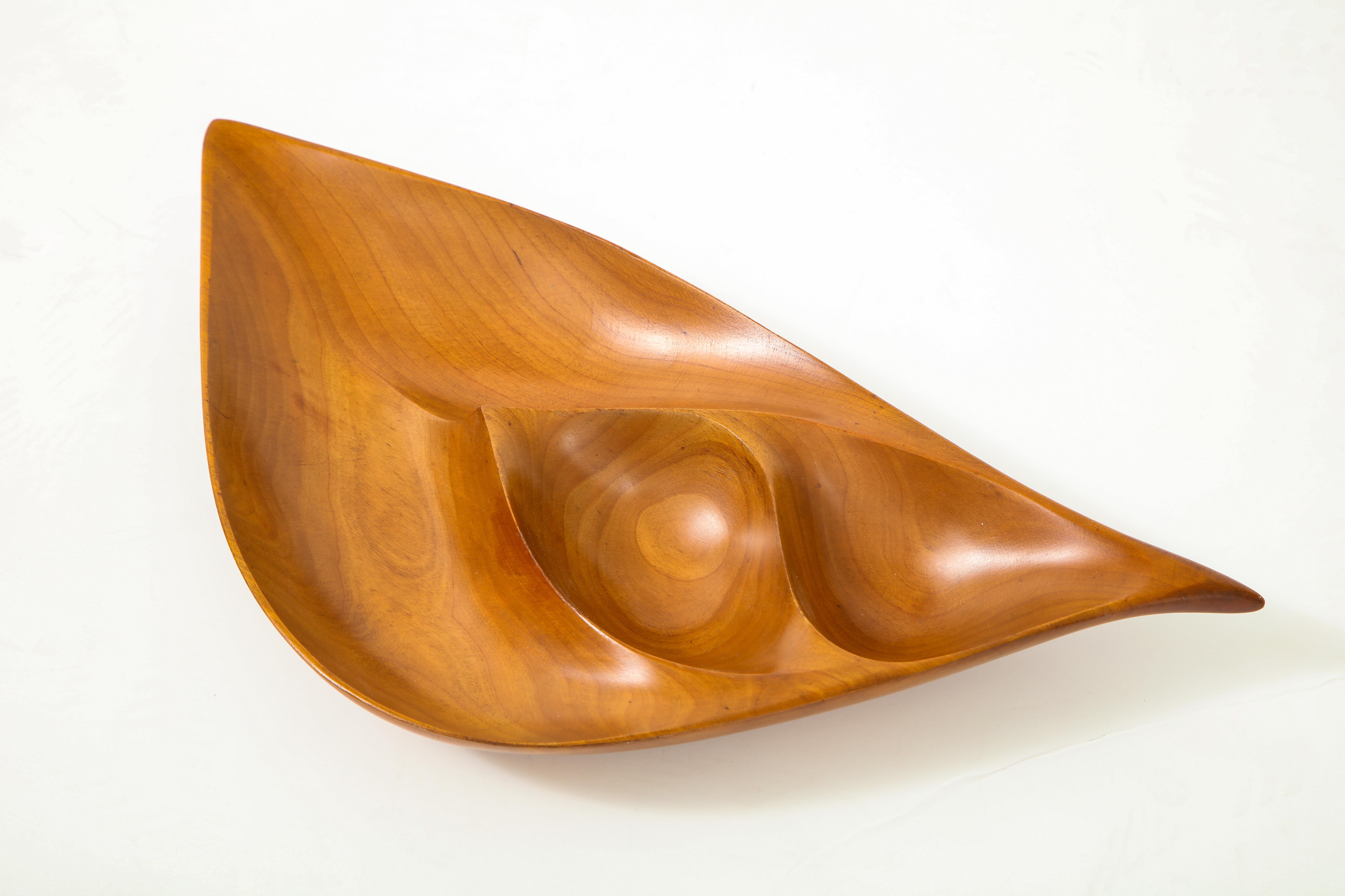 American Emil Milan Segmented Dish in Cherry